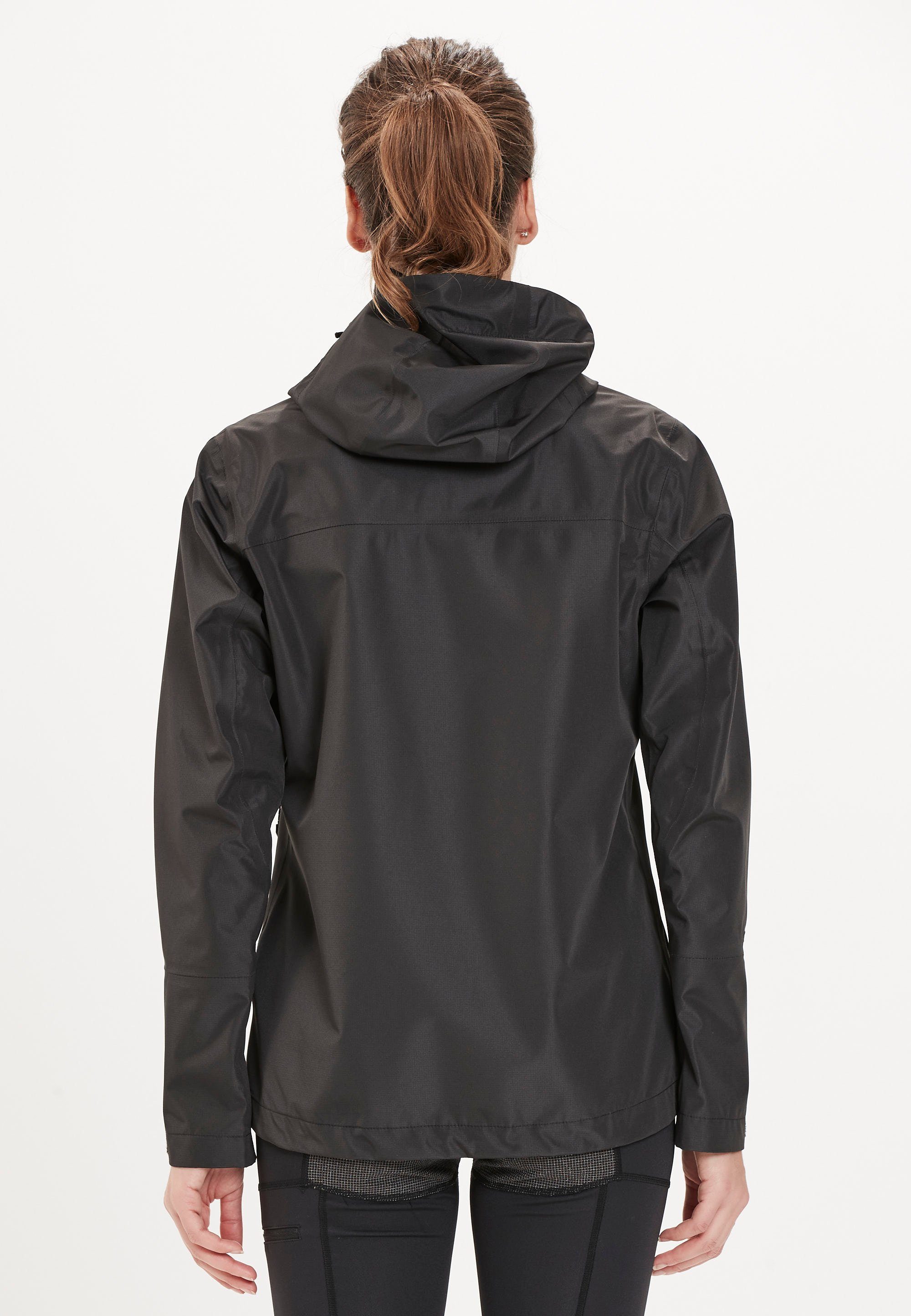 WHISTLER Softshelljacke BROOK W Shell Kapuze praktischer W-PRO 15000 Jacket mit schwarz