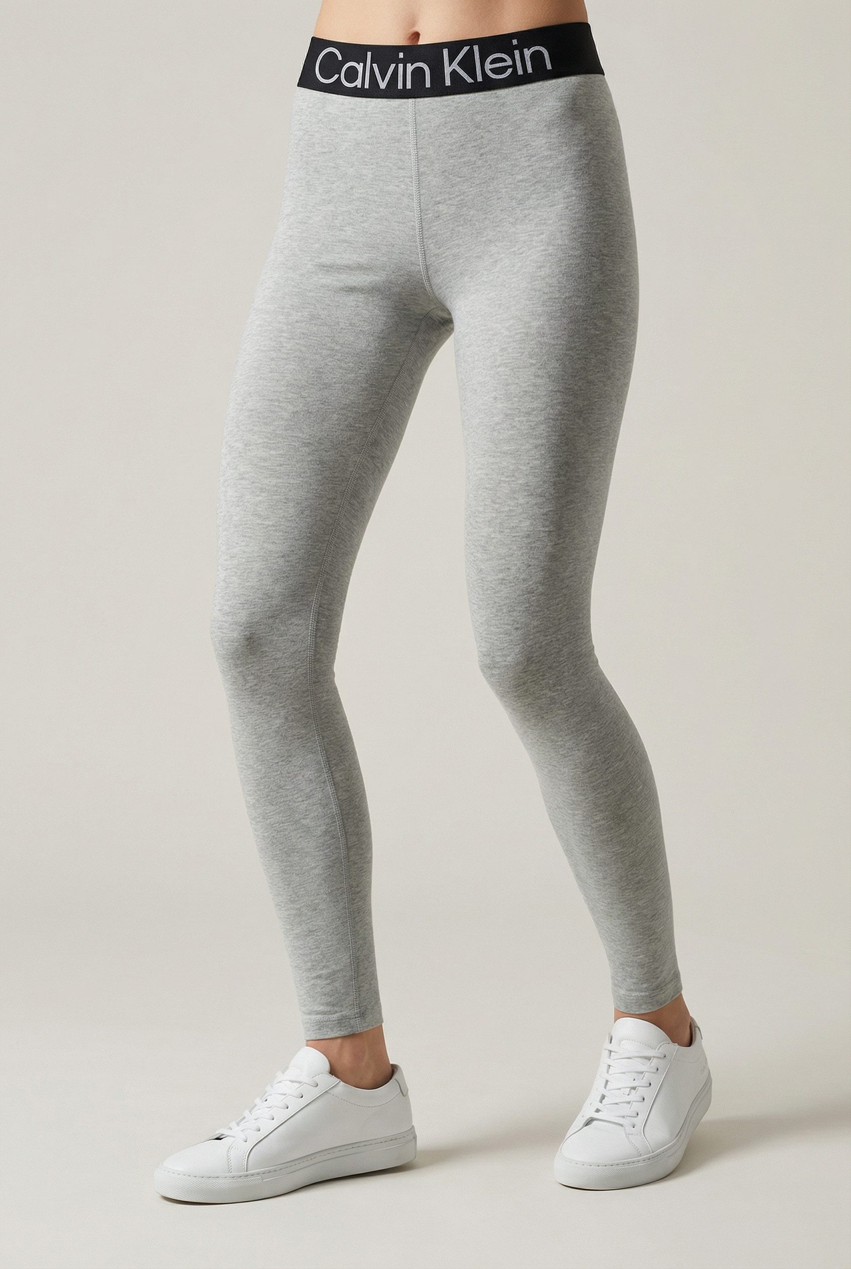 Calvin Klein Leggings breiter Logobund, weich, elastisch, Cotton-Mix