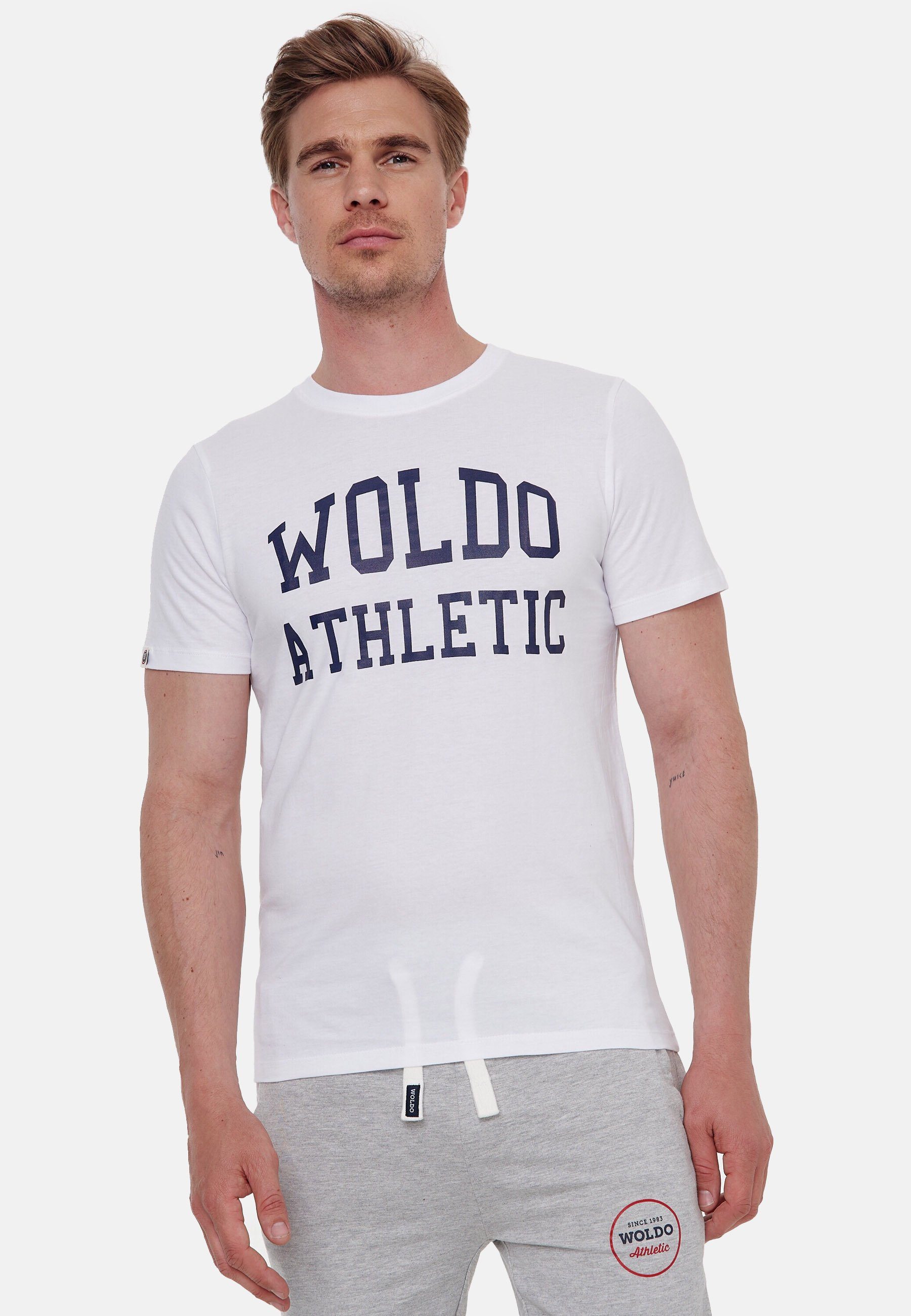 Woldo Athletic T-Shirt T-Shirt weiß Big Logo