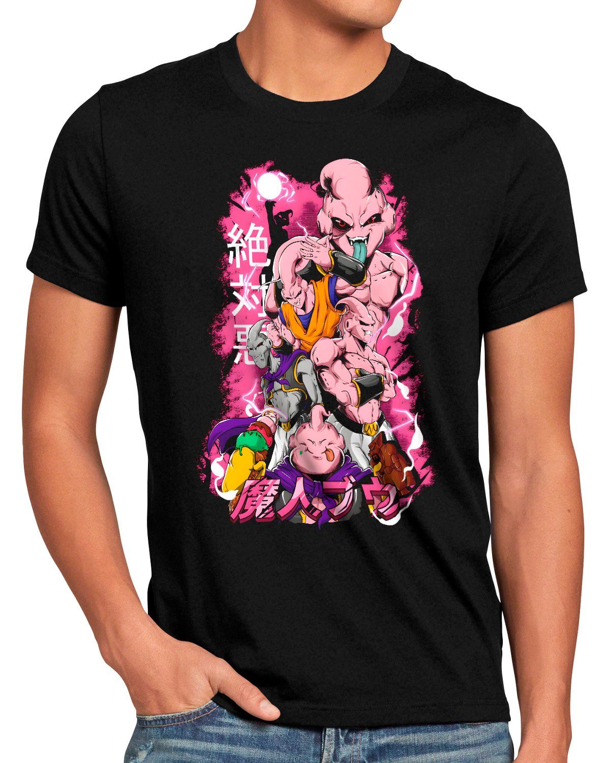 style3 Print-Shirt Herren T-Shirt Maijin Pride super dragonball z gt songoku breakers the kakarot