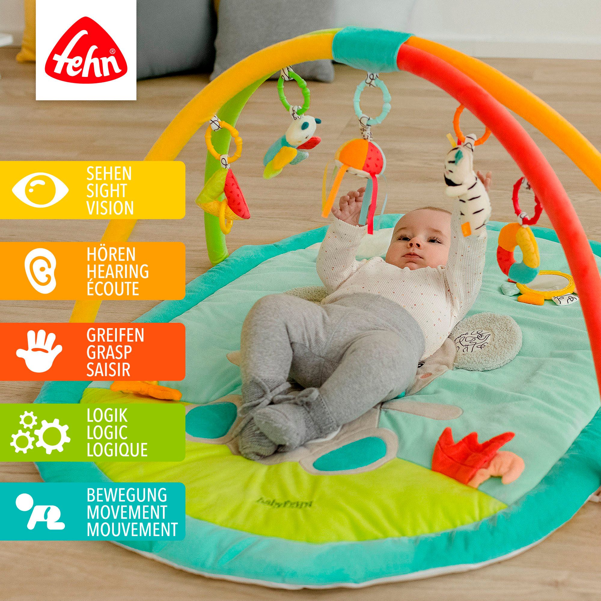 Fehn Baby Gym DoBabyDoo, 3-D-Activity-Decke Koala günstig online kaufen