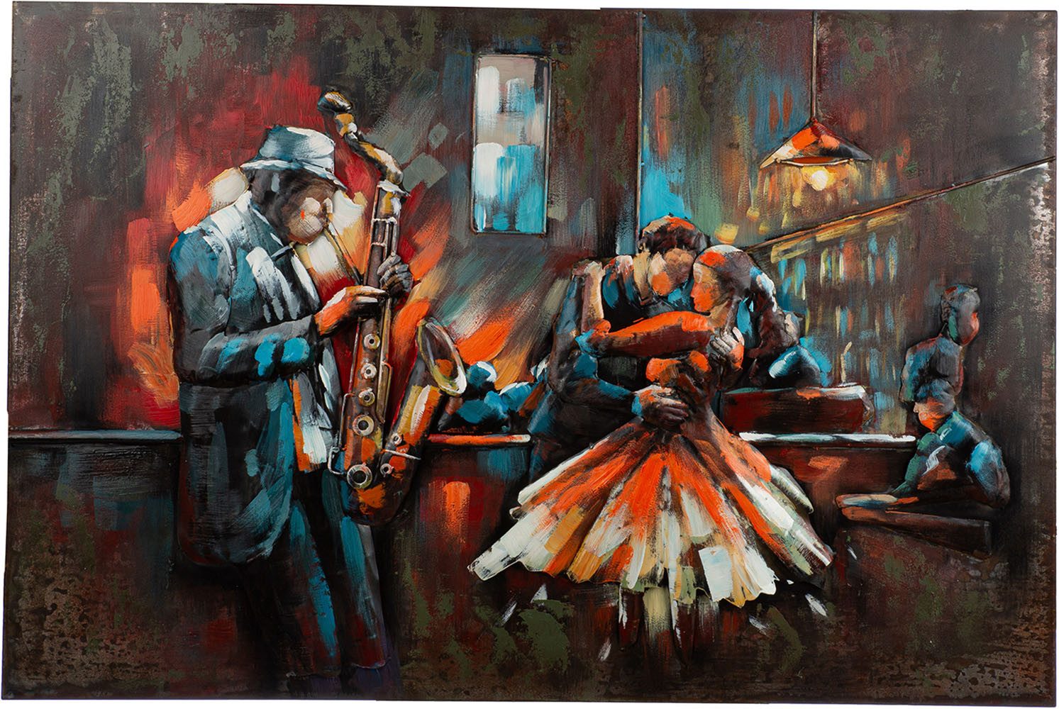 GILDE Metallbild Bild rechteckig Bartime, Menschen (1 St)