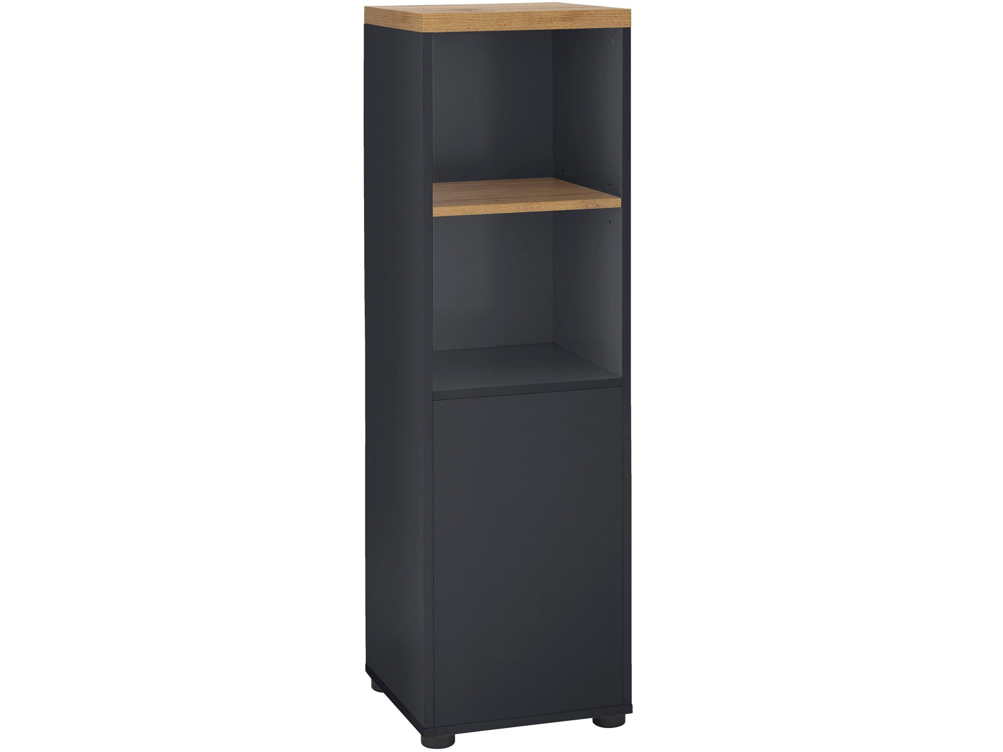 loft24 Midischrank Robin mit Push-to-open Funktion, BxH: 35 x 121,5 cm