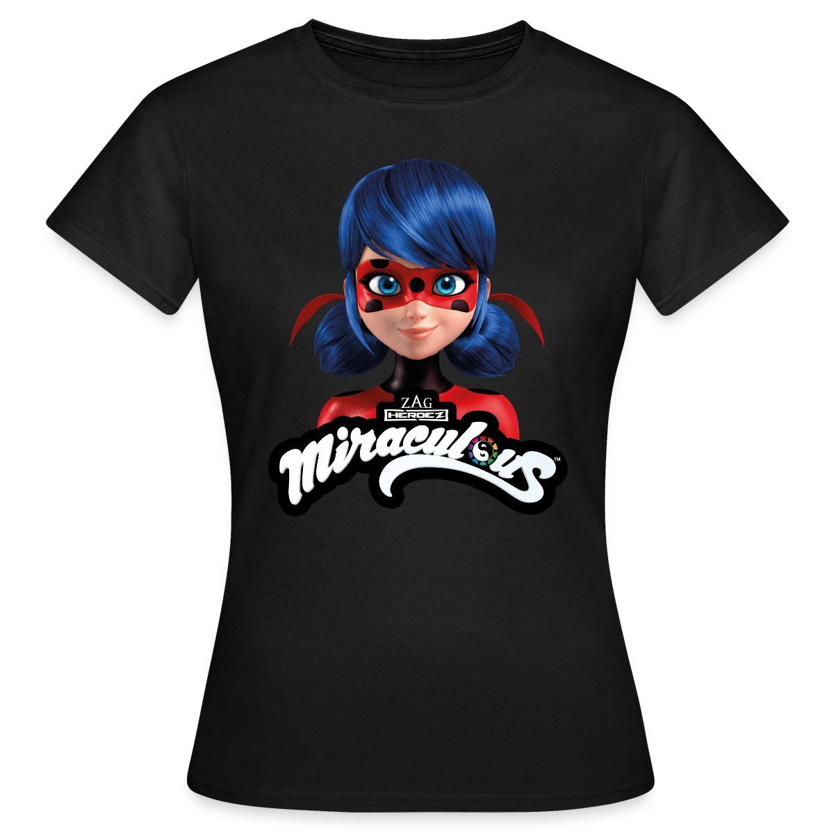 Spreadshirt T-Shirt Miraculous Ladybug Mit Logo günstig online kaufen