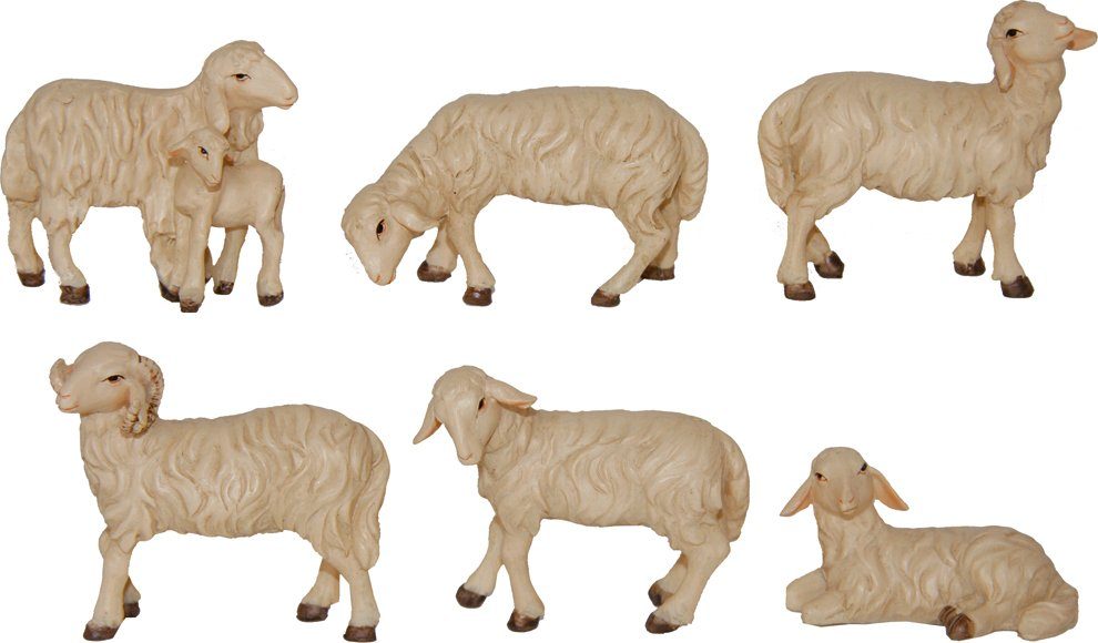 FADEDA Tierfigur 6x cm: in St) Widder Schafe Höhe und 5 (6 Lamm, FADEDA mit