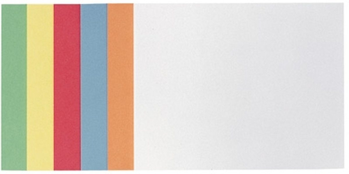 FRANKEN Moderationskoffer Moderationskarten Rechteck 14,9x20 cm VE=300 Stück selbstklebend sorti