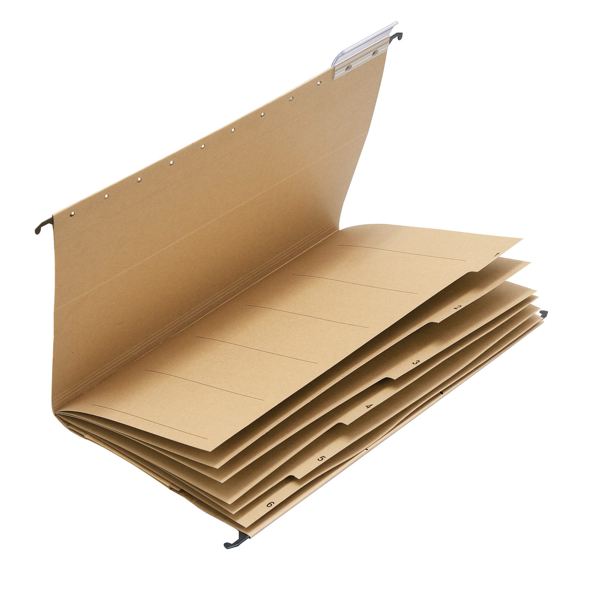 Soennecken Hefter Personalhefter 2053 DIN A4 Natronkarton natur +1 Schild – Bild 2 von 2