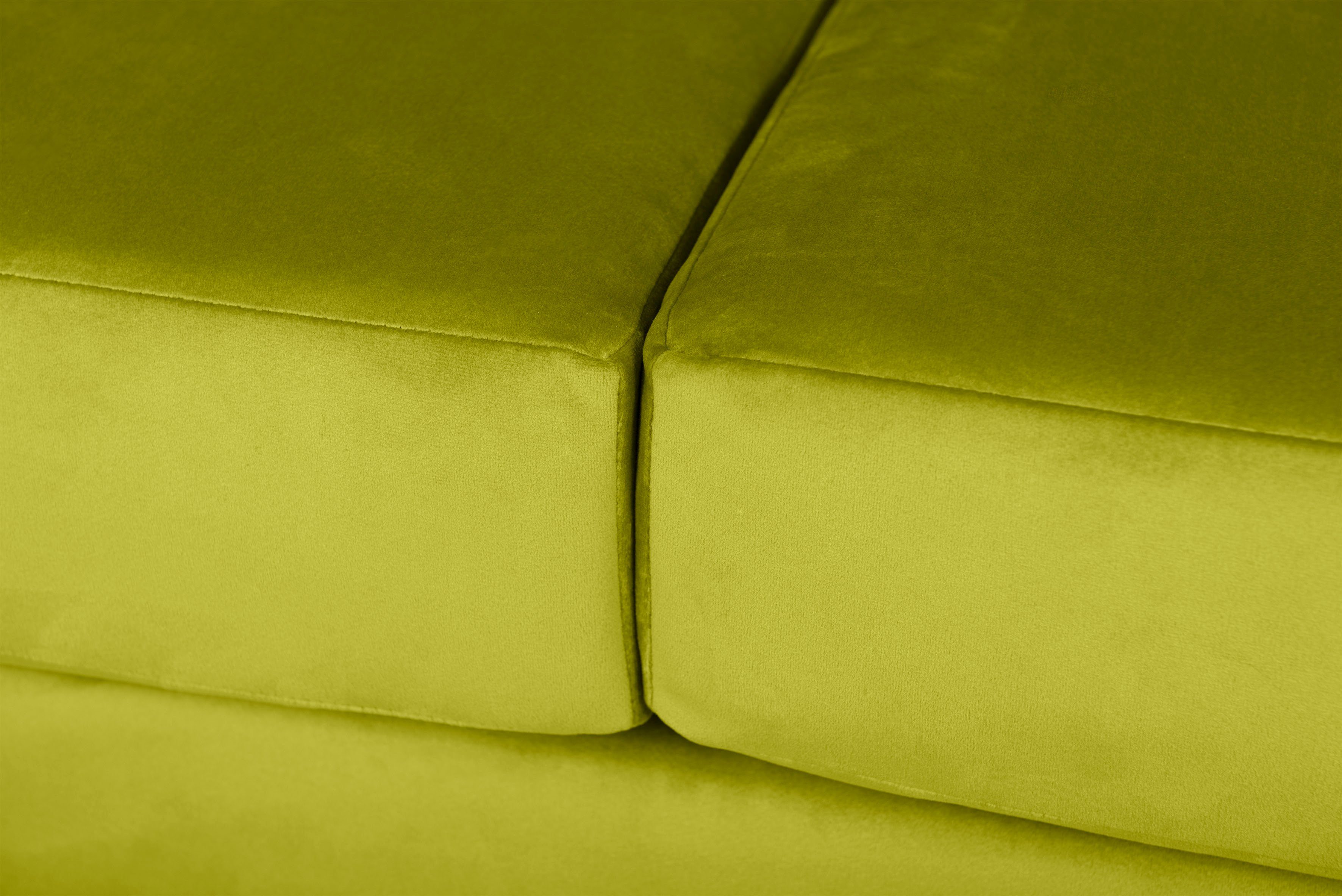 Alte Gerberei Ecksofa mit Metall-Winkelfüßen, green cm 294 Velina, Breite