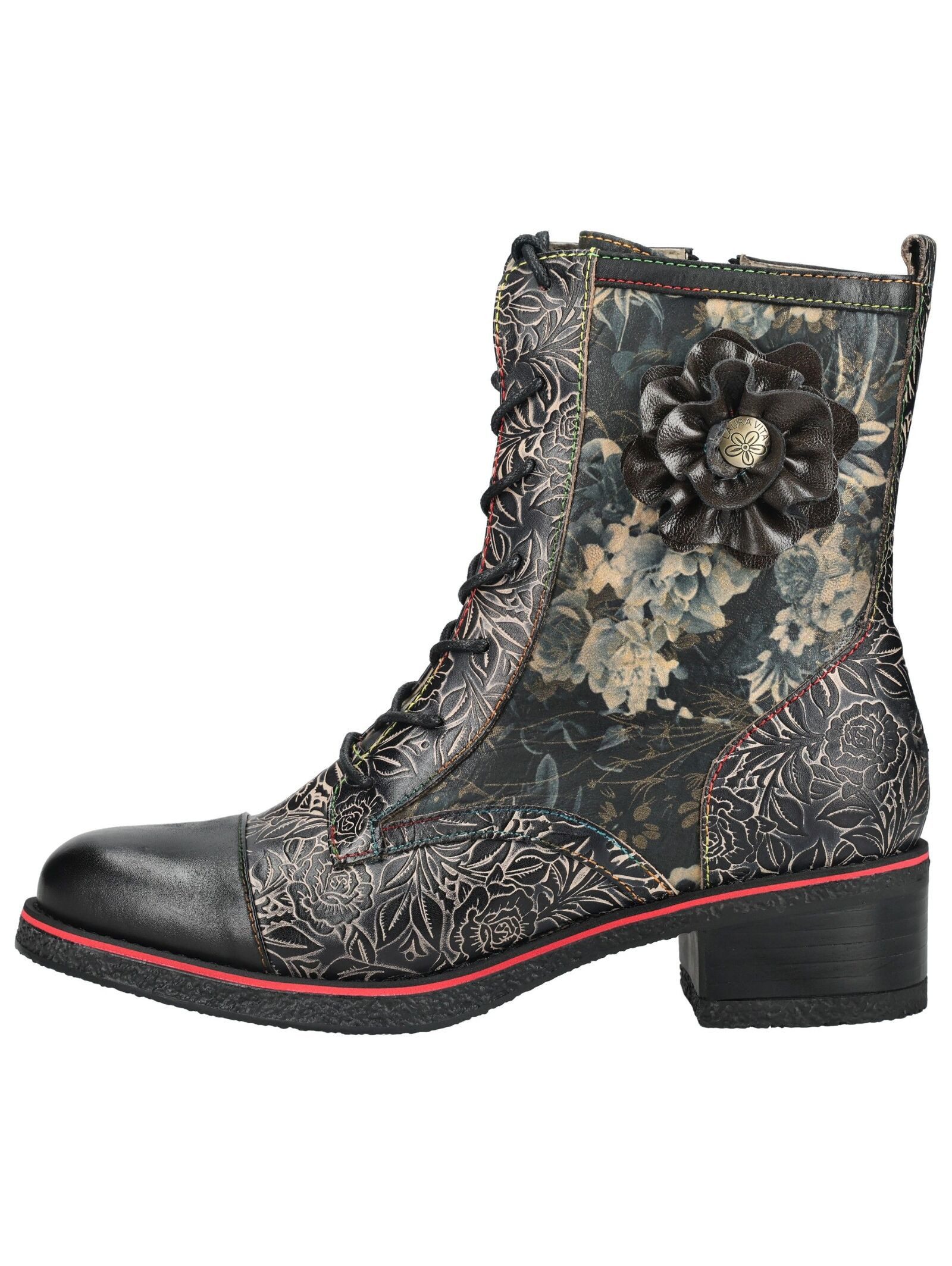 LAURA VITA LAURA VITA Stiefelette Leder/Textil Schnürstiefelette