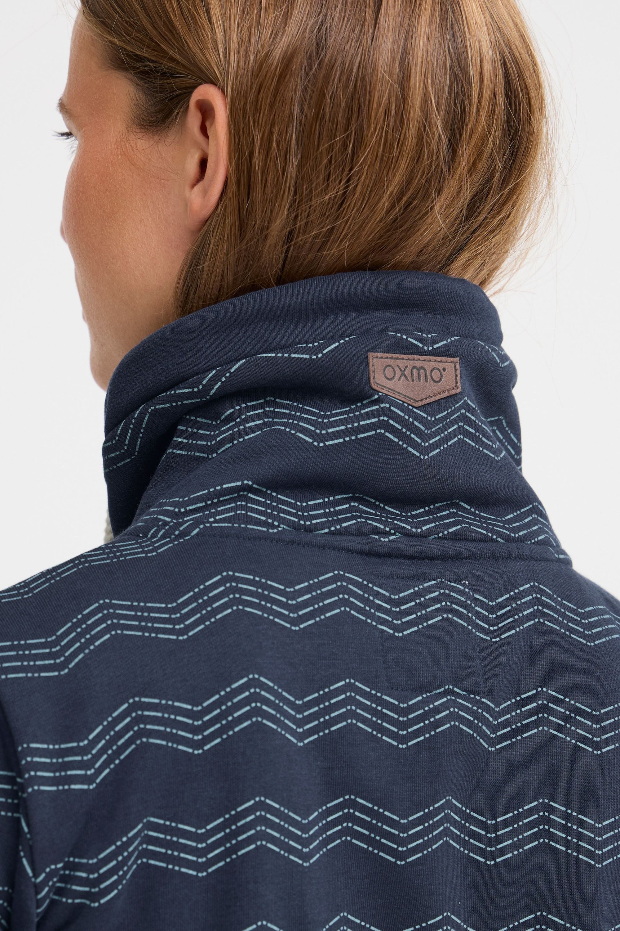 OXMO Sweatjacke OXVanta Moderne Sweatjacke