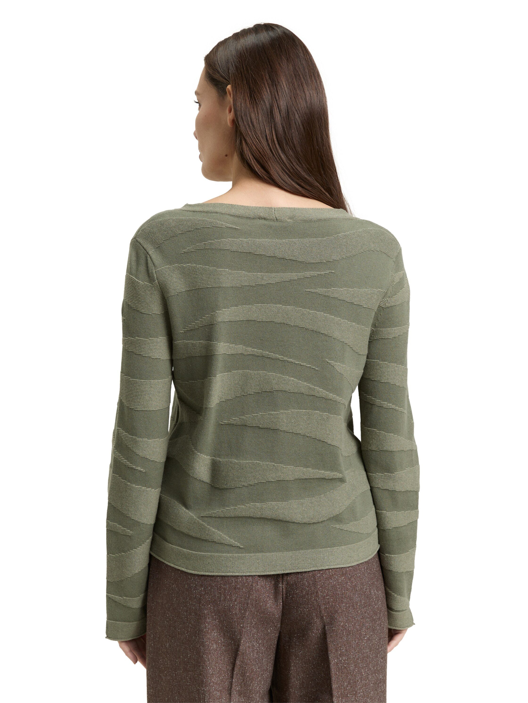 TOM TAILOR Strickpullover mit Struktur Muster