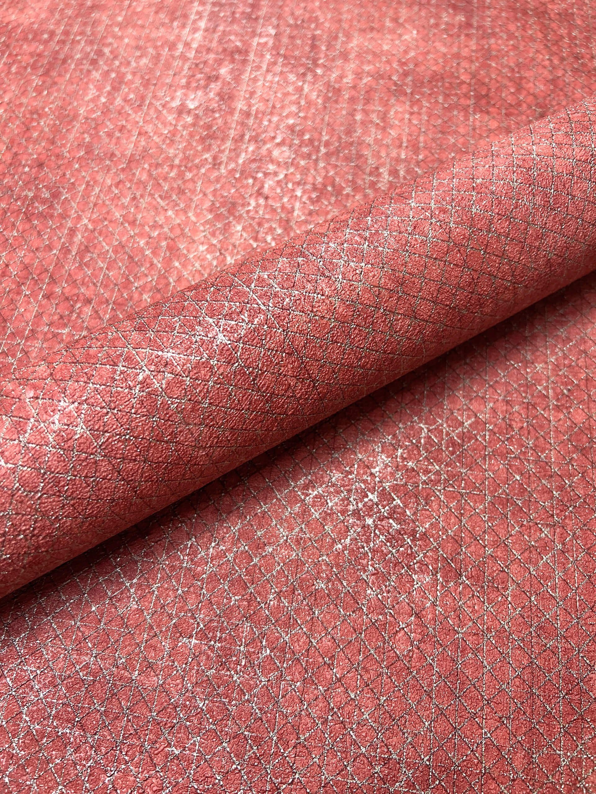 Newroom Vliestapete, Rot Tapete Uni Leicht Glänzend - Unipapete Gold Klassi günstig online kaufen