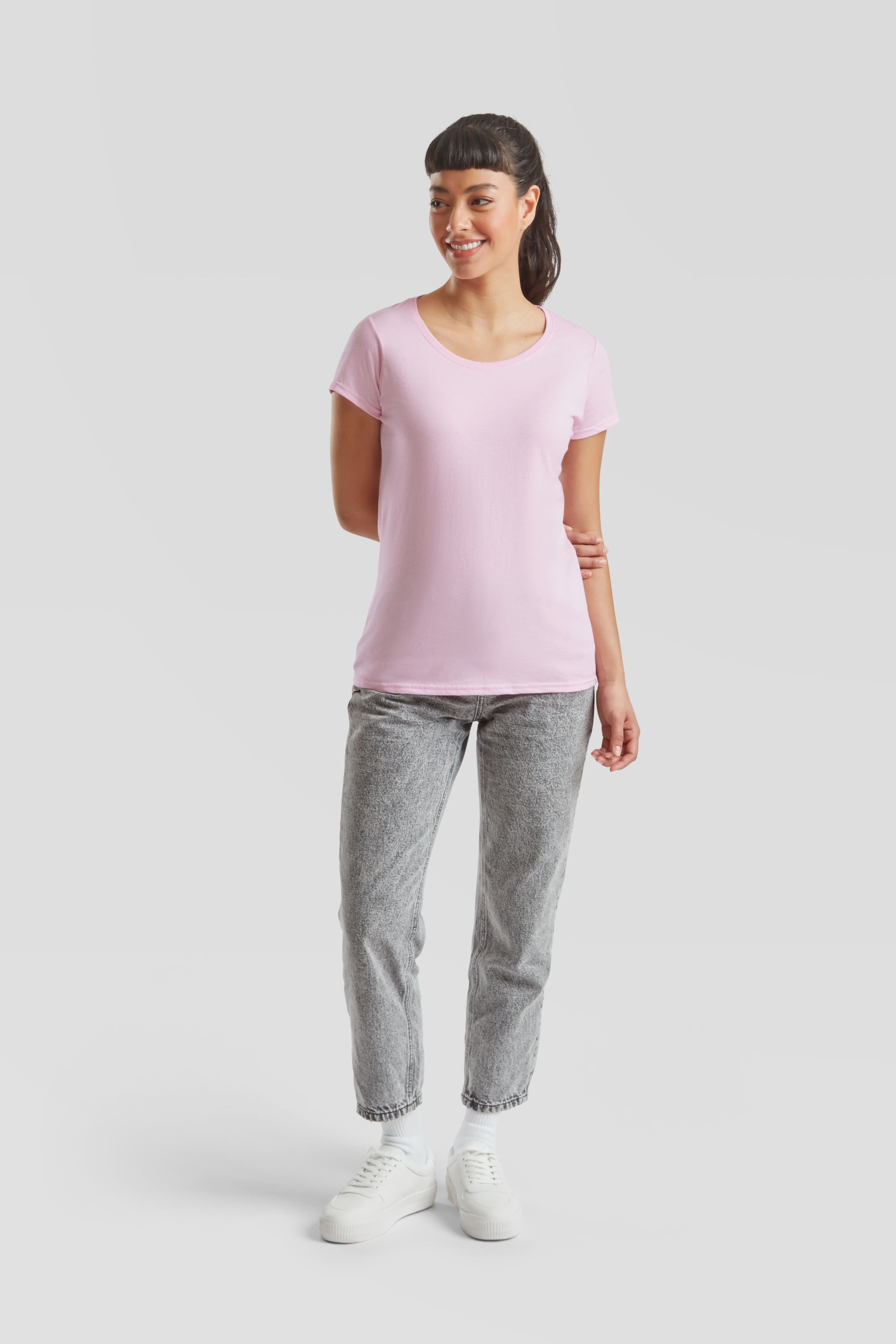Fruit of the Loom Rundhalsshirt Fruit of the Loom Valueweight T Lady-Fit günstig online kaufen