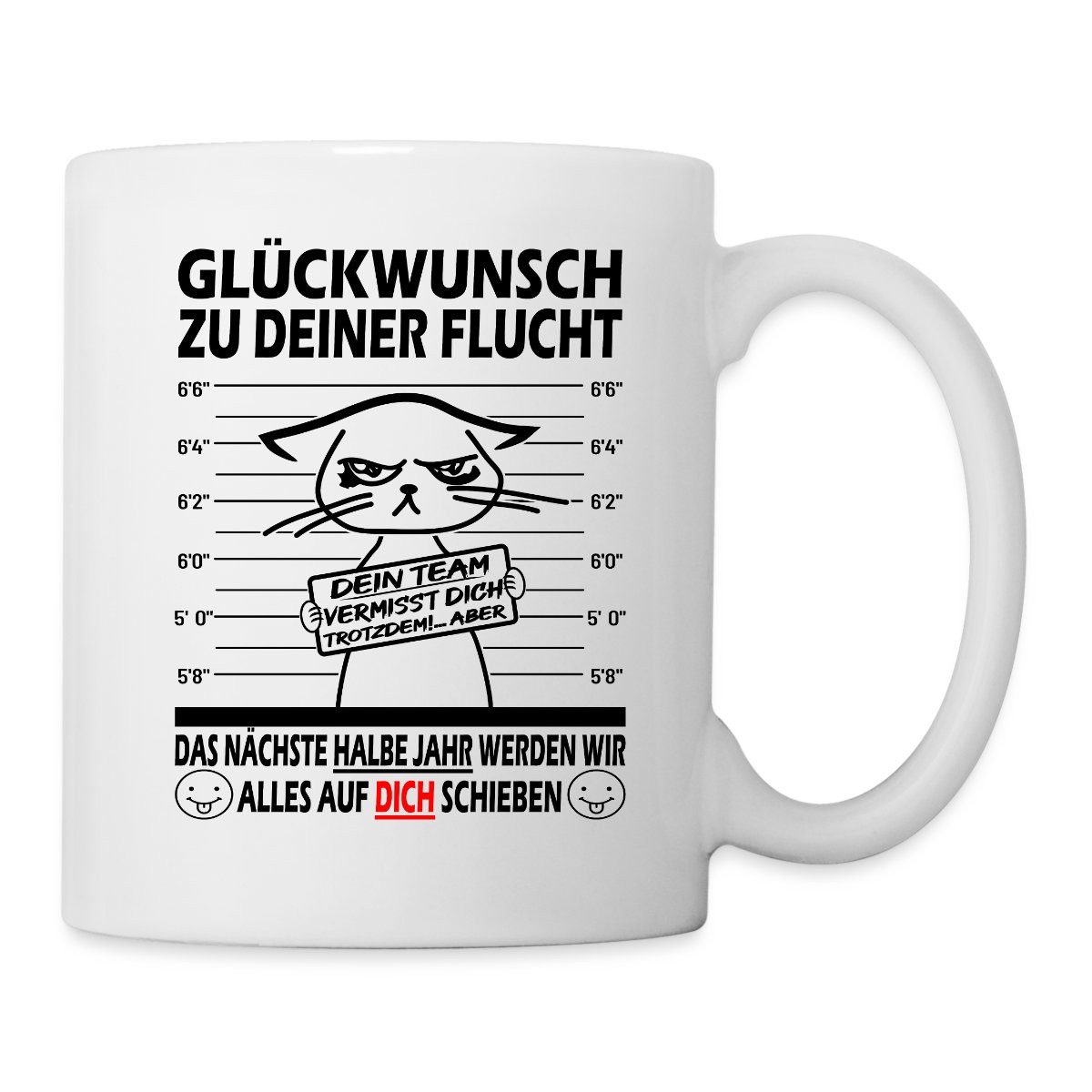 Spreadshirt Tasse Abschiedsgeschenk Für Kollegen Jobwechsel Tasse Verräter Tasse, Keramik