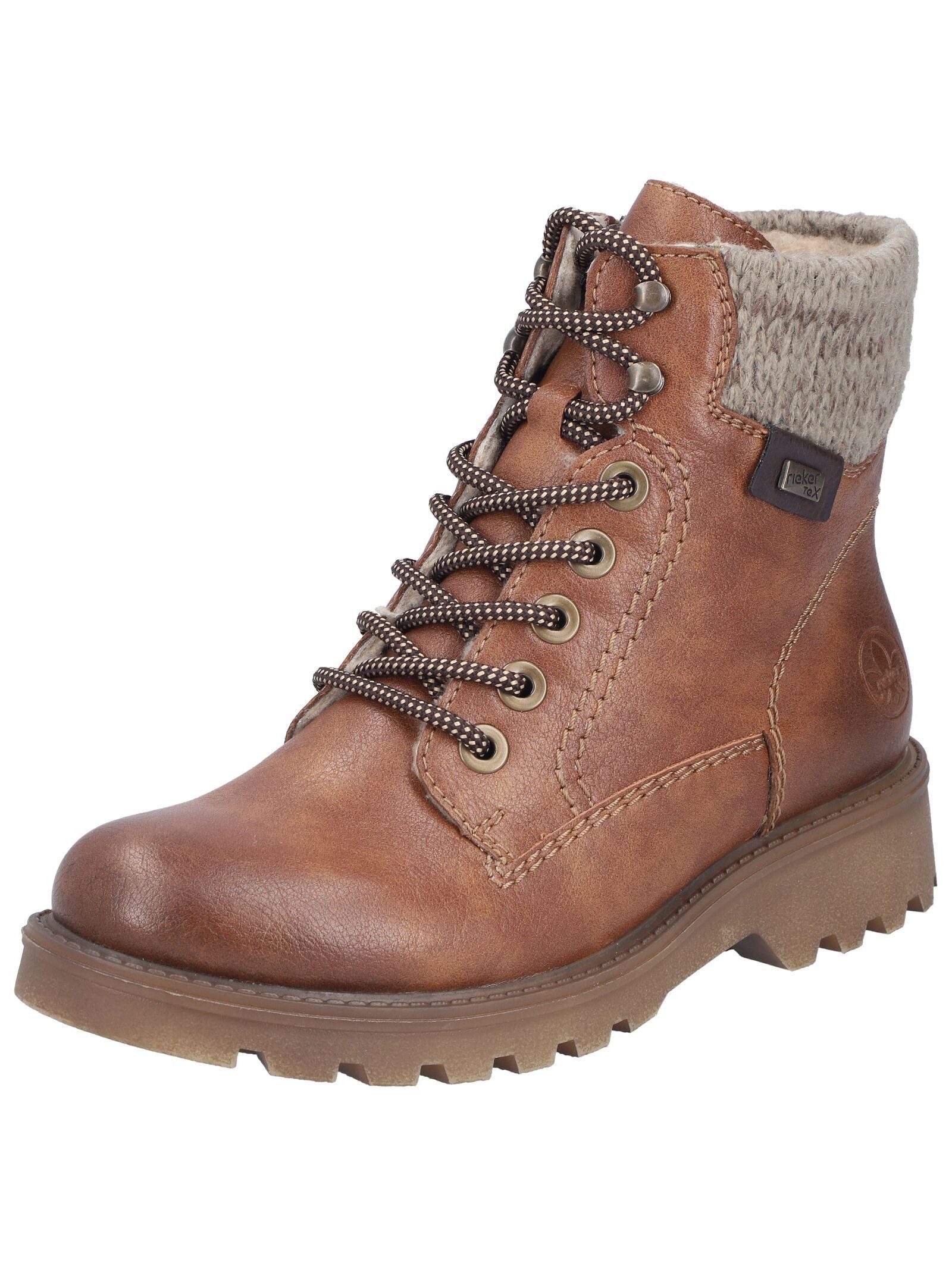 Rieker Rieker Stiefelette Lederimitat/Textil Schnürstiefelette günstig online kaufen