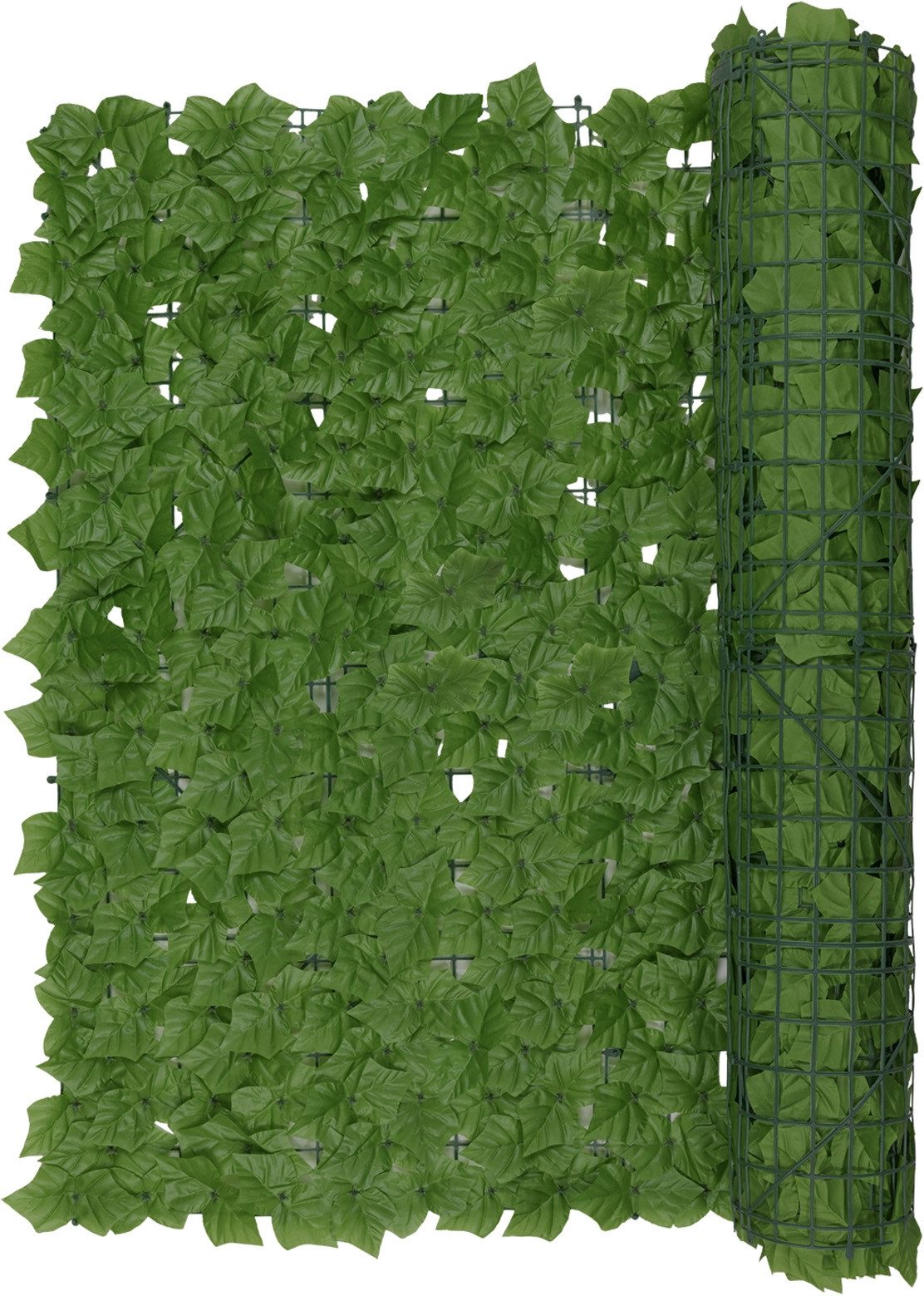 Maximex Sichtschutzelement Sichtschutzmatte Efeu, witterungsbeständige Sichtschutzhecke, Kunststoff, für Balkon & Garten