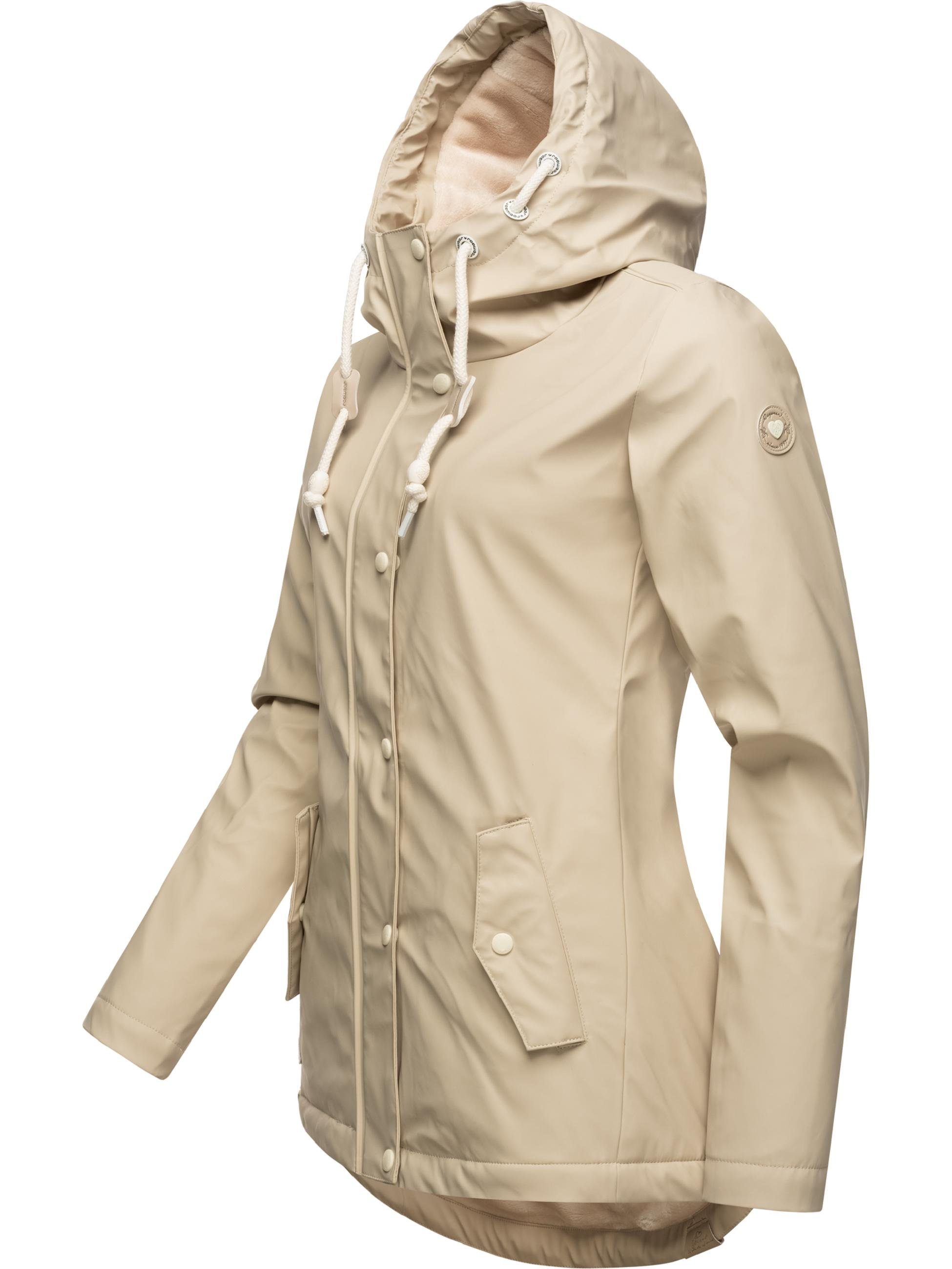 Ragwear Winterjacke Marge warm gefütterter Damen Winter Regenmantel