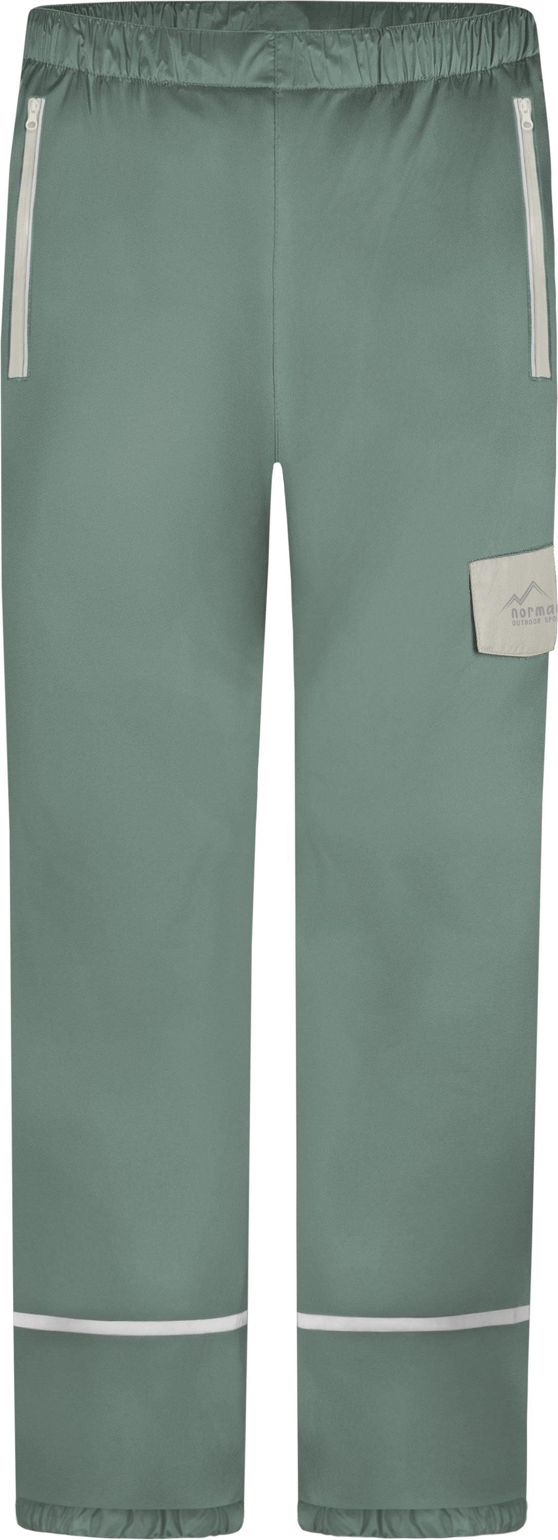 normani Regenhose Kinder Regenhose Shalalth Wasserdichte Winterhose Matschhose mit Reißverschlusstaschen