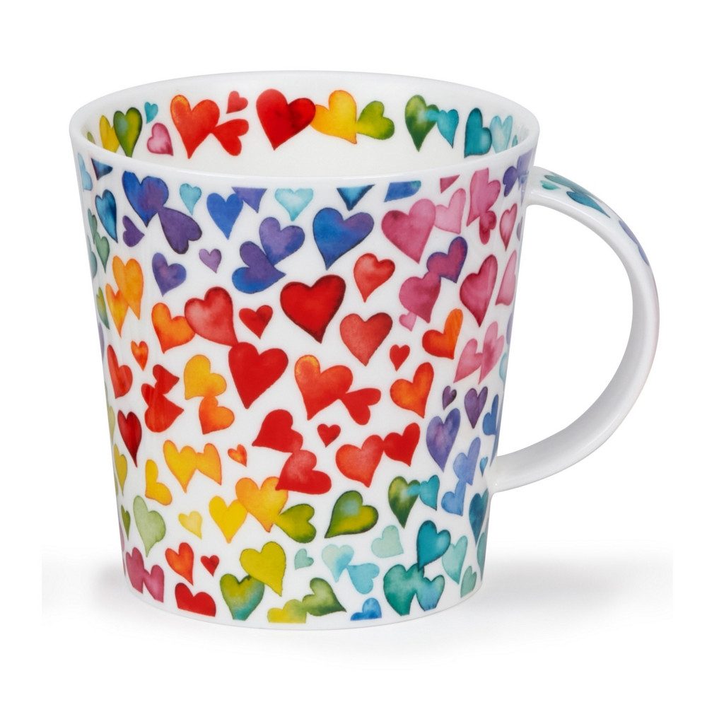 Dunoon Tasse Lots of Love Lomond 0,3 l Fine Bone China Porzellan, 1-tlg.
