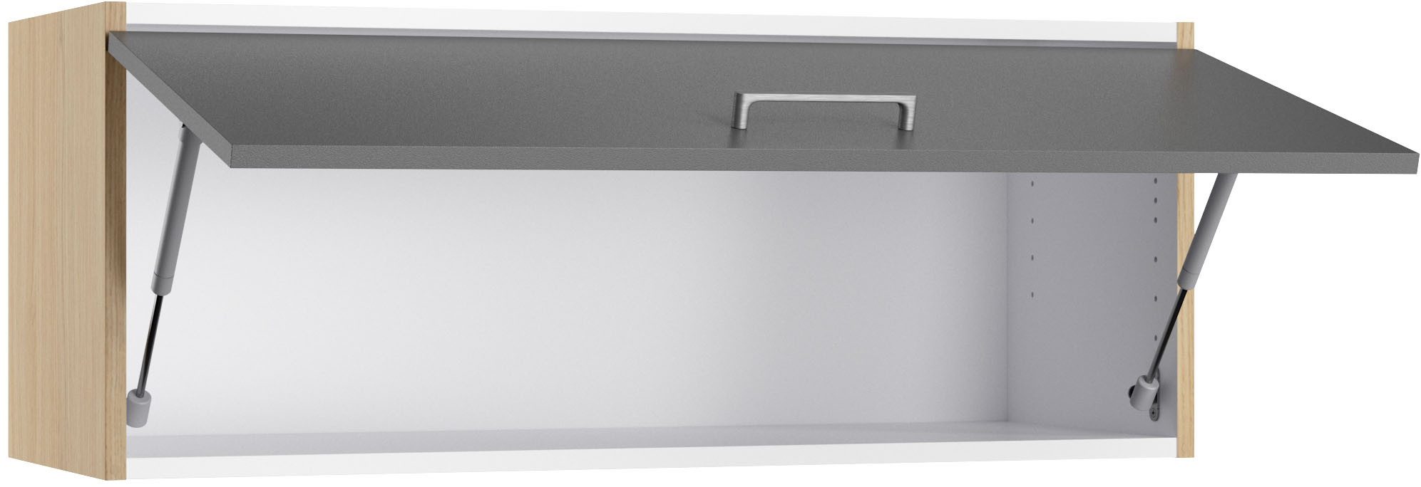 KOCHSTATION Klapphängeschrank KS-Lucy Breite 90 cm, mit 1 Klappe inkl. Gasdruckdämpfer