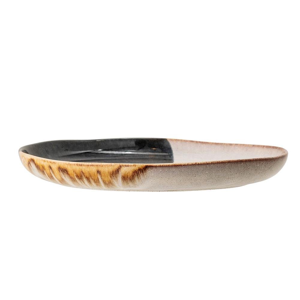 Bloomingville Servierplatte Jules, 35cm Steingut großer Servierteller Speiseteller Essteller