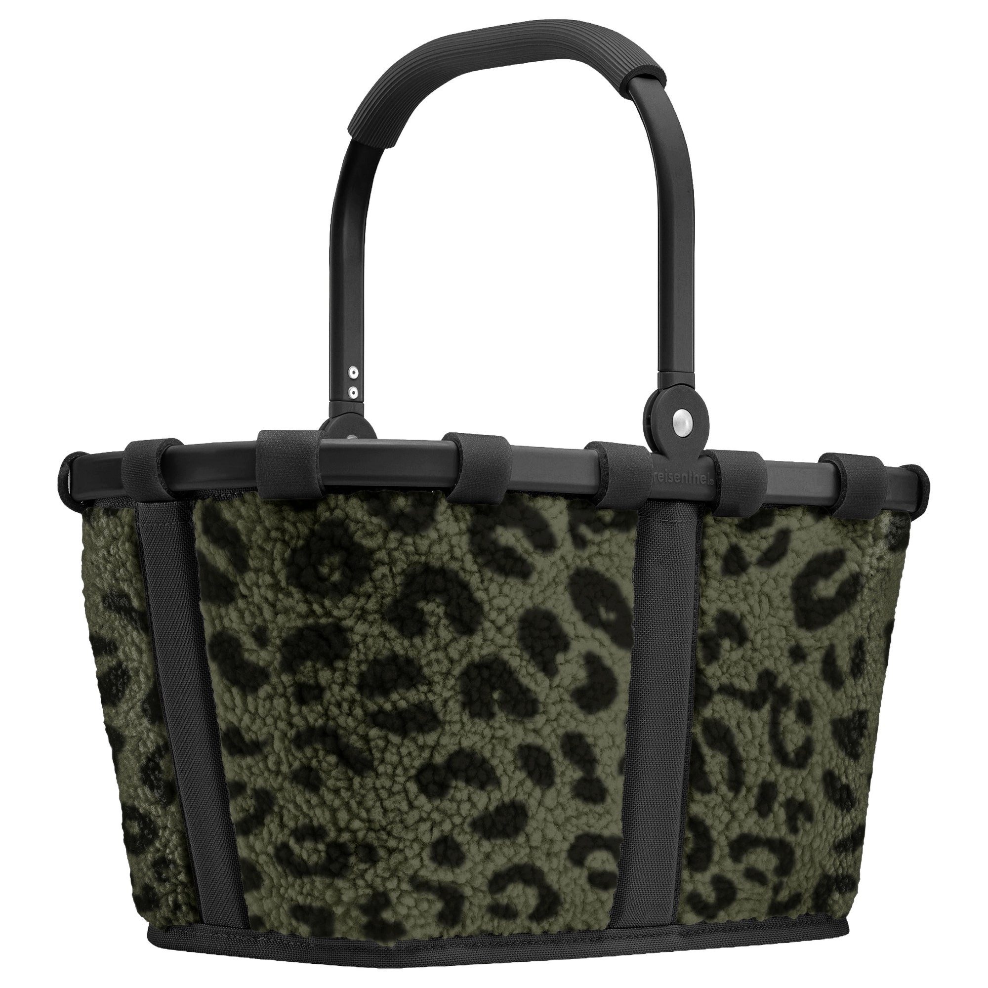 REISENTHEL® Einkaufstrolley carrybag xs - Einkaufskorb 21 cm (teddy leo olive), 5 l