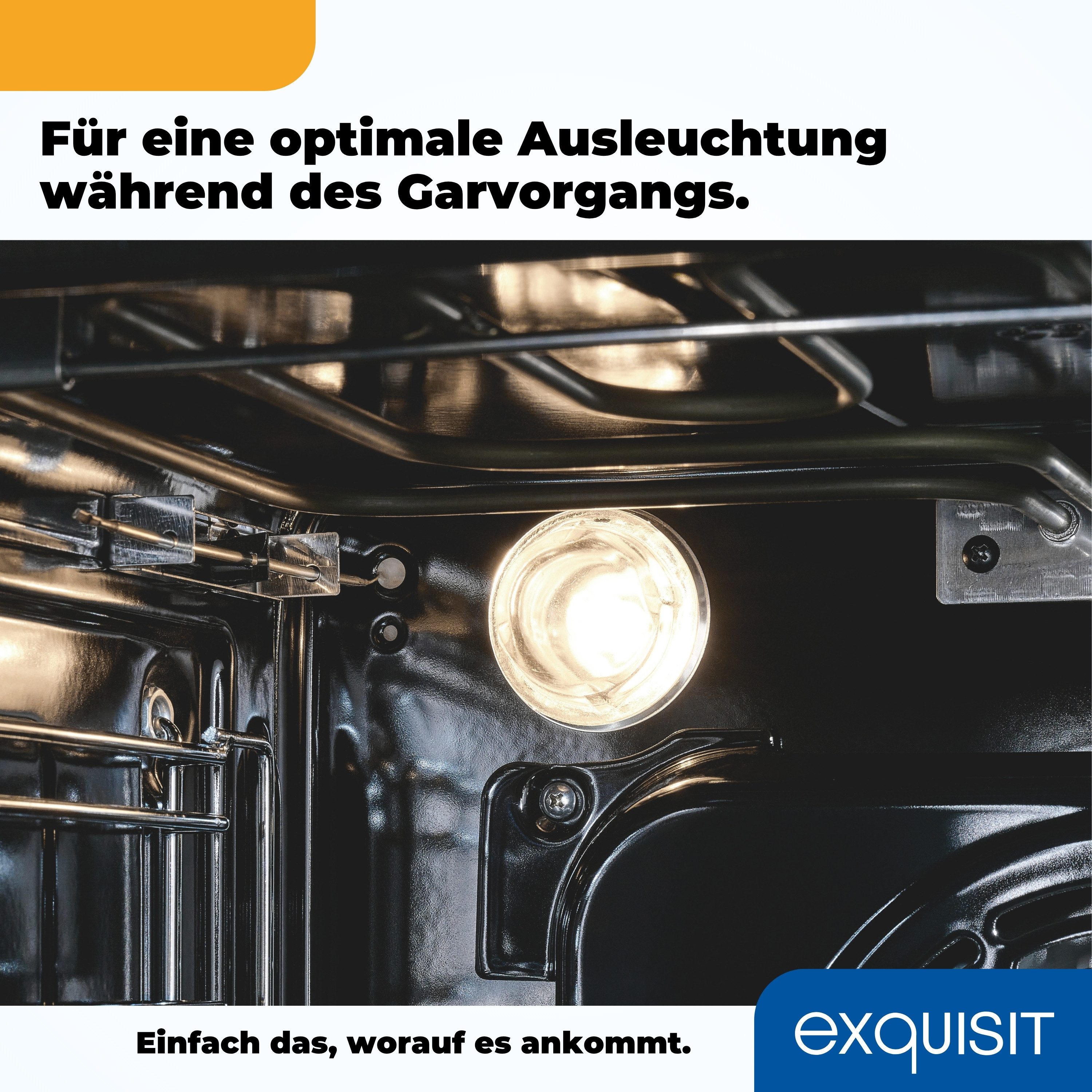 exquisit Backofen-Set BAKO KomfortPlus schwarz, mühelos kochen: ca.70°C Sauce warmhalten, ca.92°C Brühe simmern – Bild 5 von 5