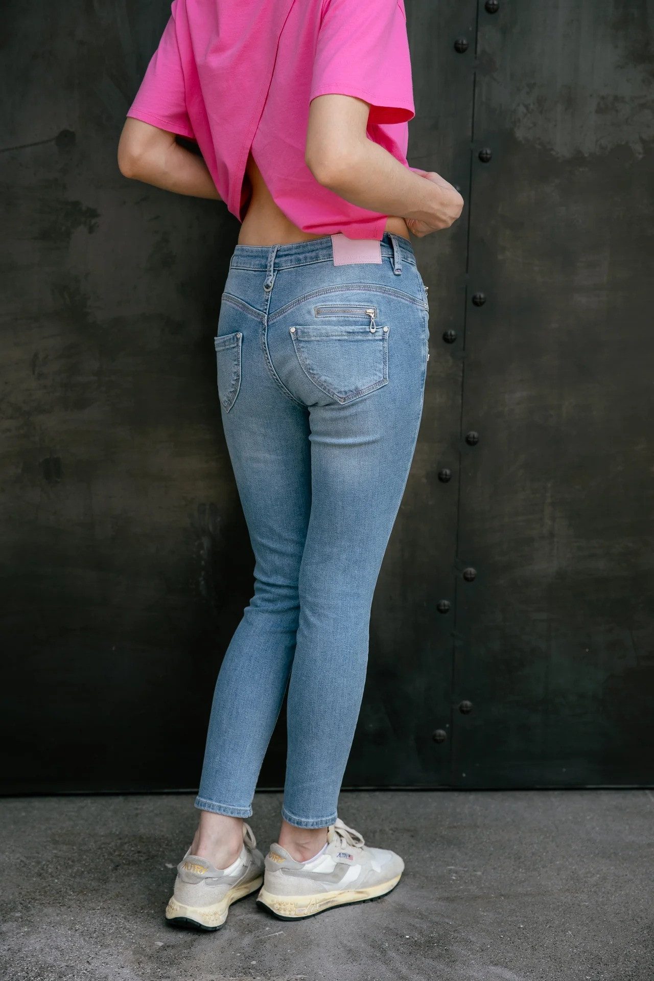 Freeman T. Porter Stretch-Jeans FREEMAN T. PORTER ALEXA HIGH WAIST CROPPED S-SDM morning 25538 6046.F2 – Bild 2 von 5
