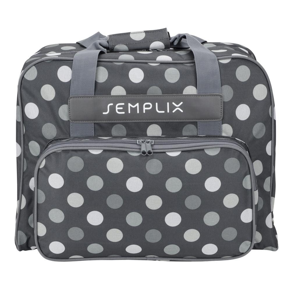 Semplix Nähmaschinentasche - Aufbewahrungstasche Polka Dots