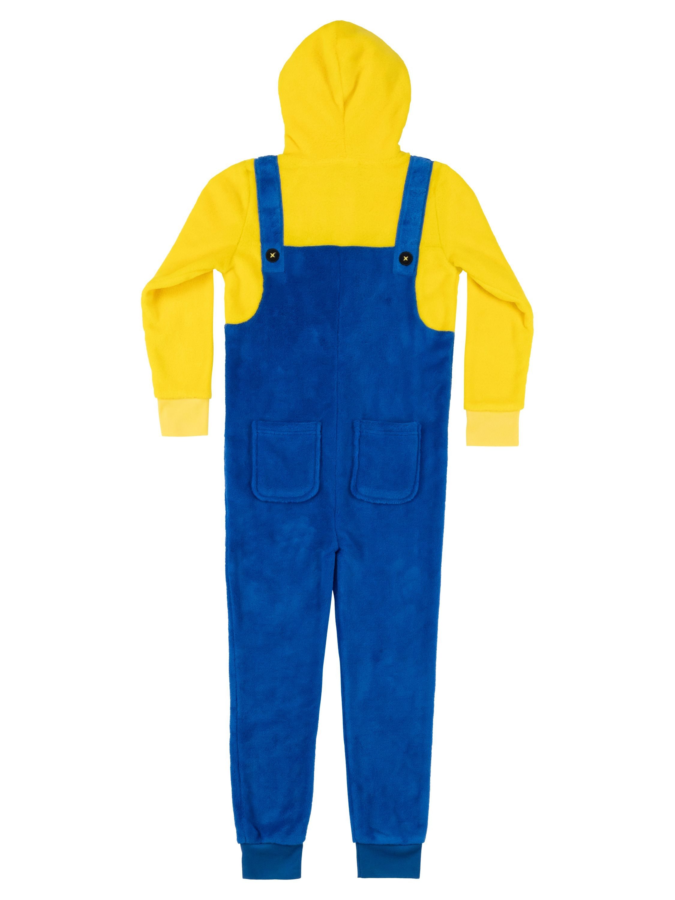 United Labels® Jumpsuit Minions Jumpsuit mit Kapuze Overall Onesie Einteiler