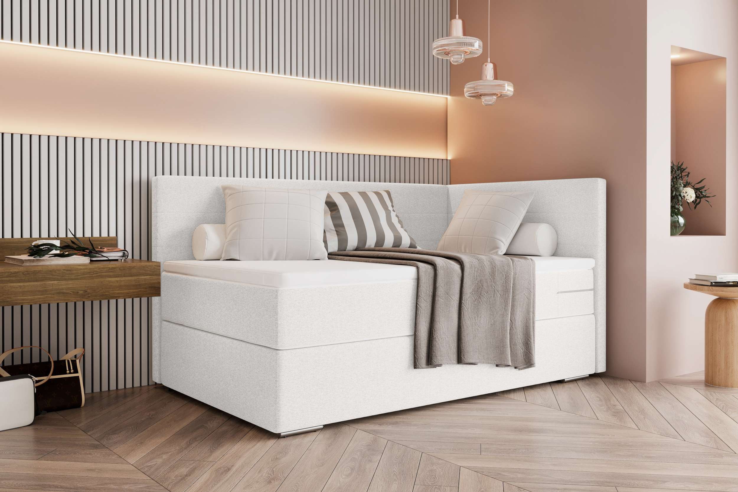 99rooms Boxspringbett Phönix Mini Plus (Schlafzimmerbett, günstig online kaufen