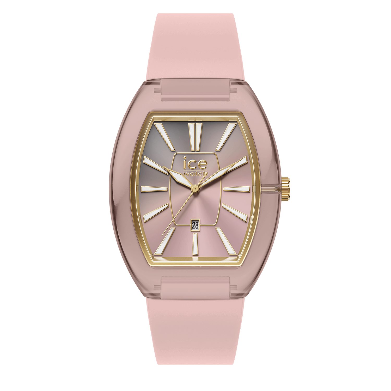 ice-watch Quarzuhr ICE boliday - Dome - Small - 3H + Date 025180, Armbanduhr, Damenuhr, analog, Datum, Silikonarmband
