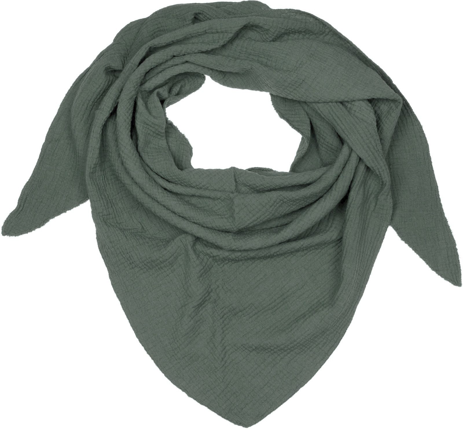 styleBREAKER Dreieckstuch Musselin Dreiecktuch Einfarbig, (1-St)