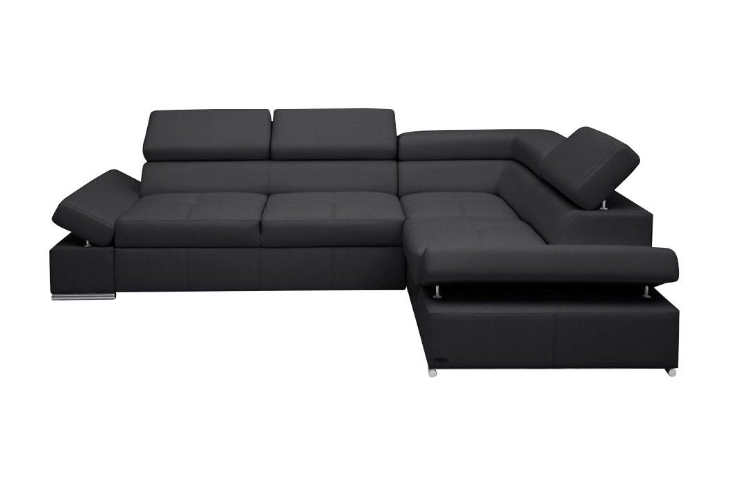 JVmoebel Ecksofa Sofa Eck Couch Garnitur Wohnlandschaft Polster Leder Weiß, günstig online kaufen