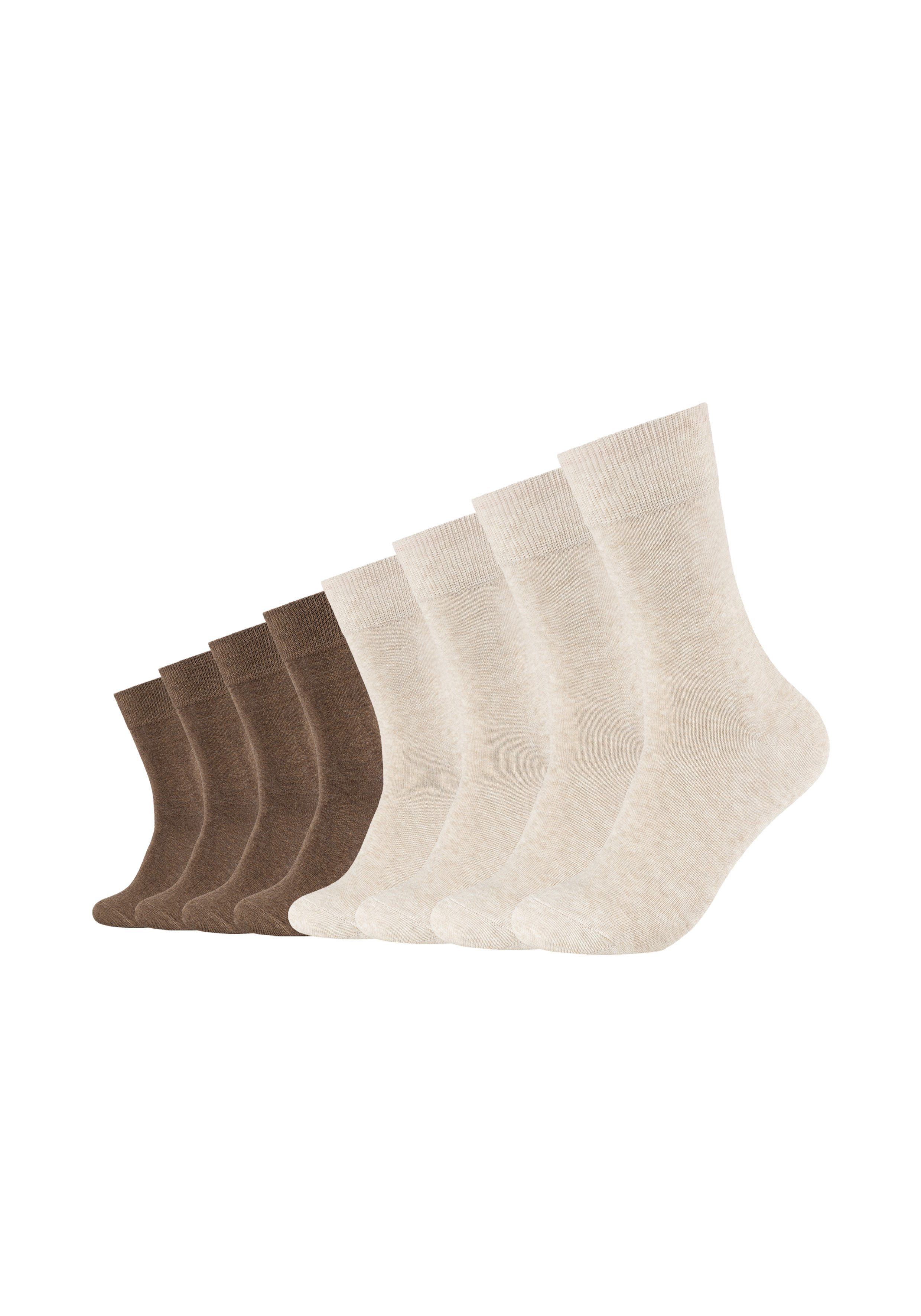 s.Oliver Socken essentials (8-Paar, 8 Paar) mit weichem Bund