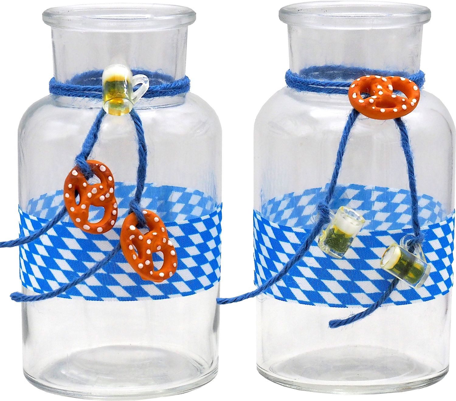 ZauberDeko Tischvase Vasen Oktoberfest Brezel Bierkrug günstig online kaufen