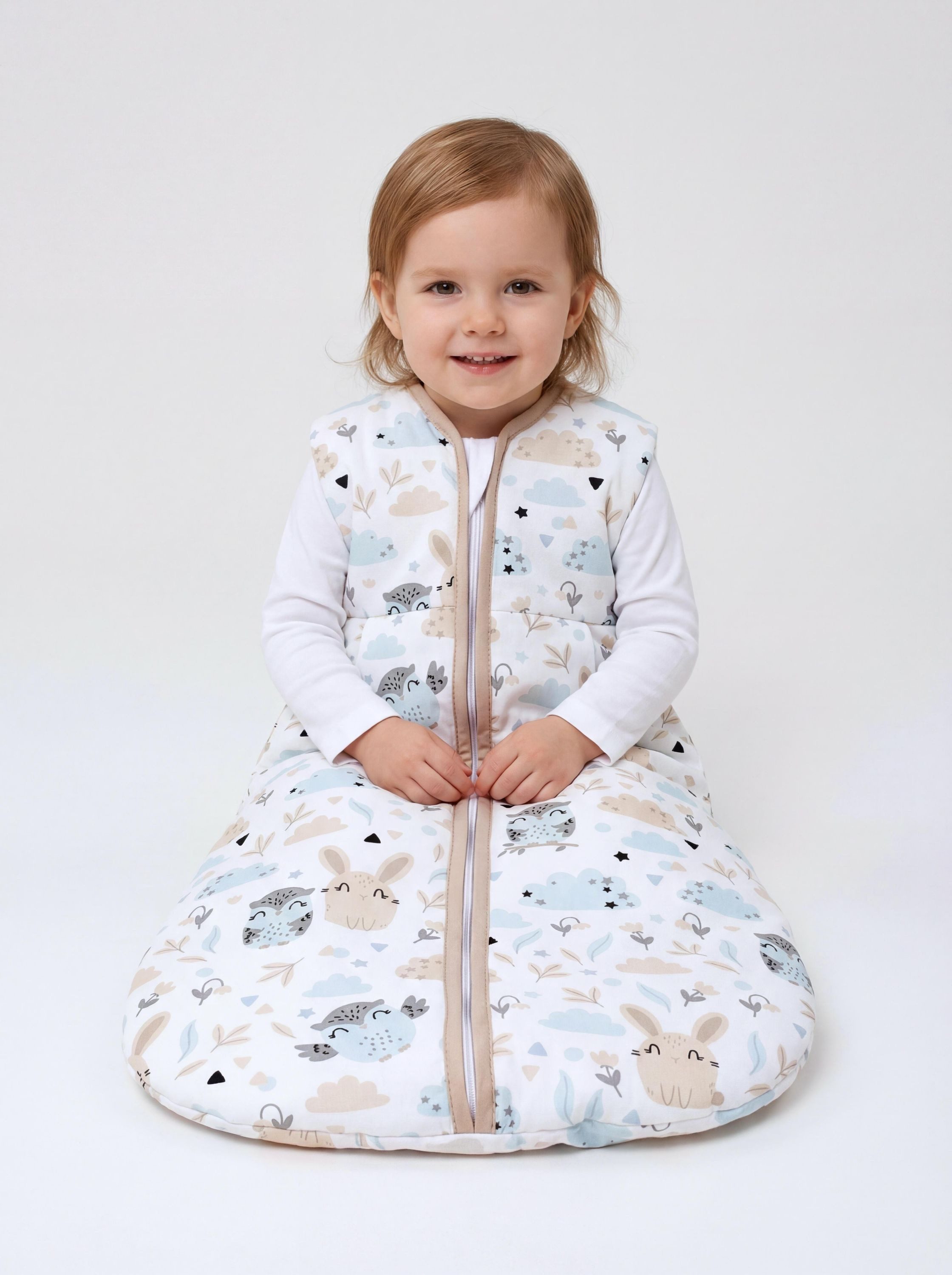 TupTam Babyschlafsack Kugelschlafsack ohne Ärmel 2.5 TOG Ganzjahr – Bild 3 von 5