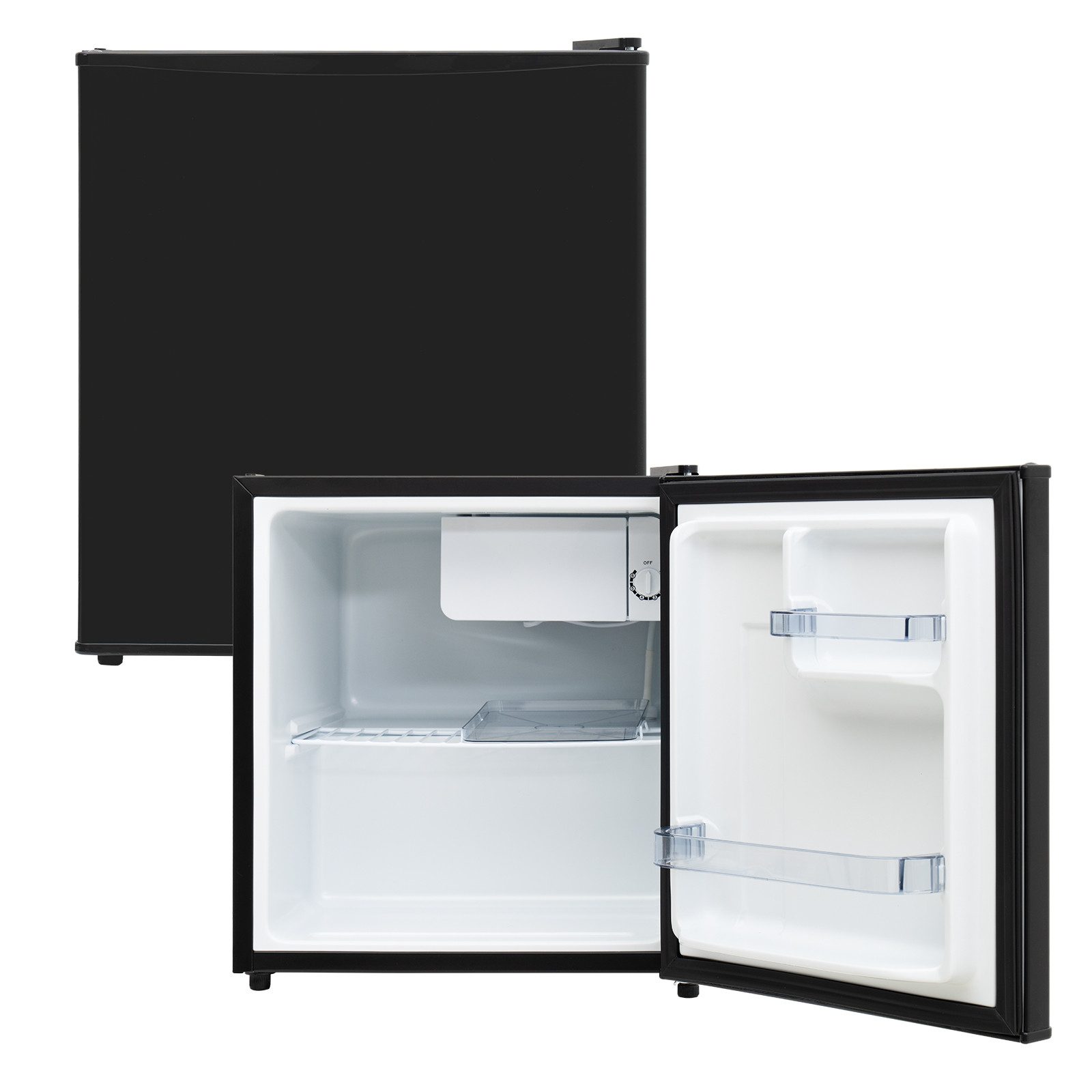 Smad Table Top Kühlschrank DSF-48D6E-1, 45 cm breit, 6-stufigem Thermostat Kühlfach, 39 dB, für Schlafzimmer/Büro
