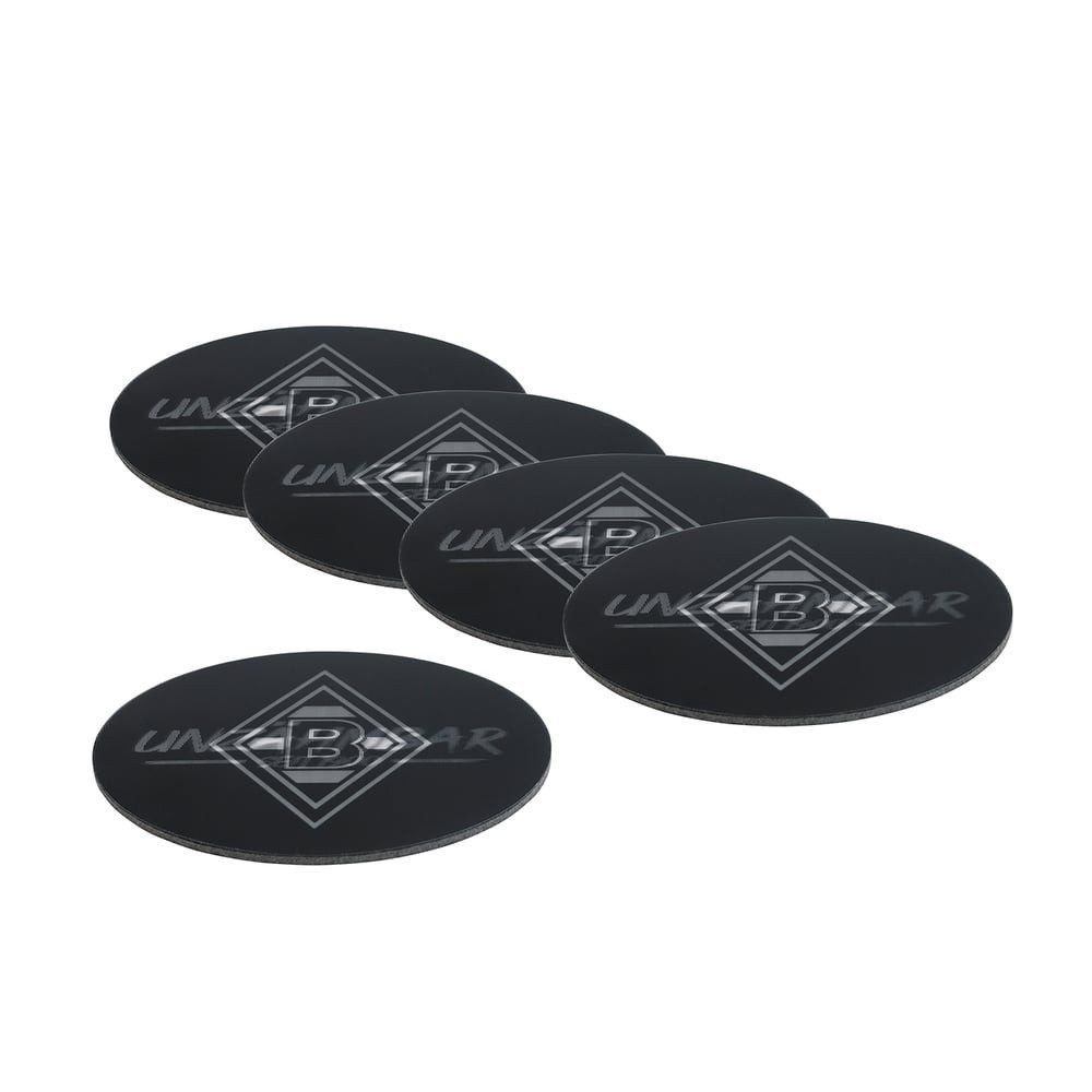 Borussia Mönchengladbach Glasuntersetzer Borussia Mönchengladbach Untersetzer 3D 5er-Set, 5-tlg., 3D-Effekt