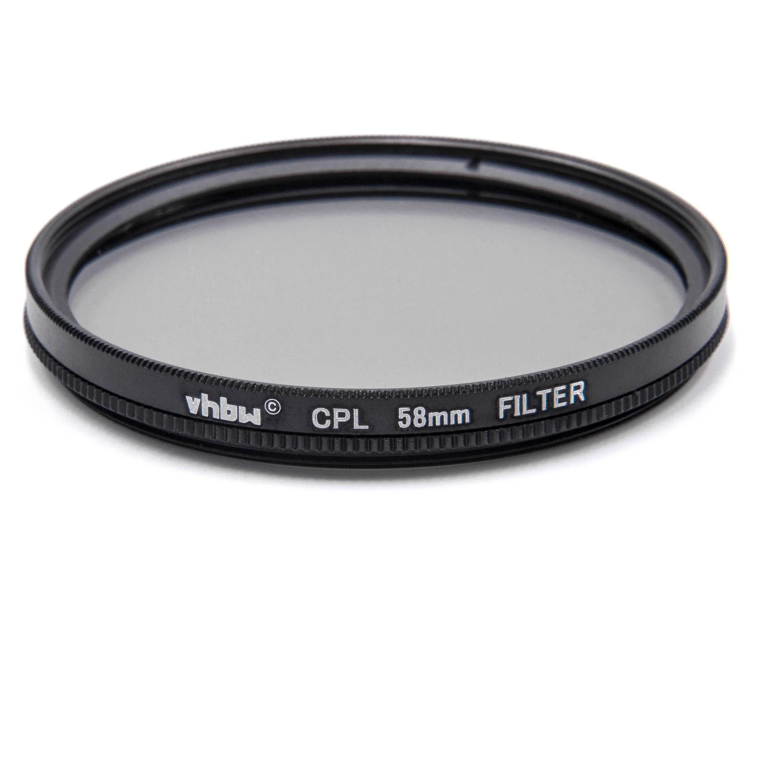vhbw für Digitalkamera / Kamera Polfilter (POL-Filter für das Objektiv Ihrer Kamera, Digitalkamera)