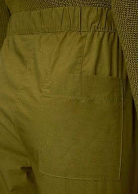 Marc O'Polo Bundfaltenhose Pants, jogging style, slim fit, elastic tape mit elastischem Taillenbund