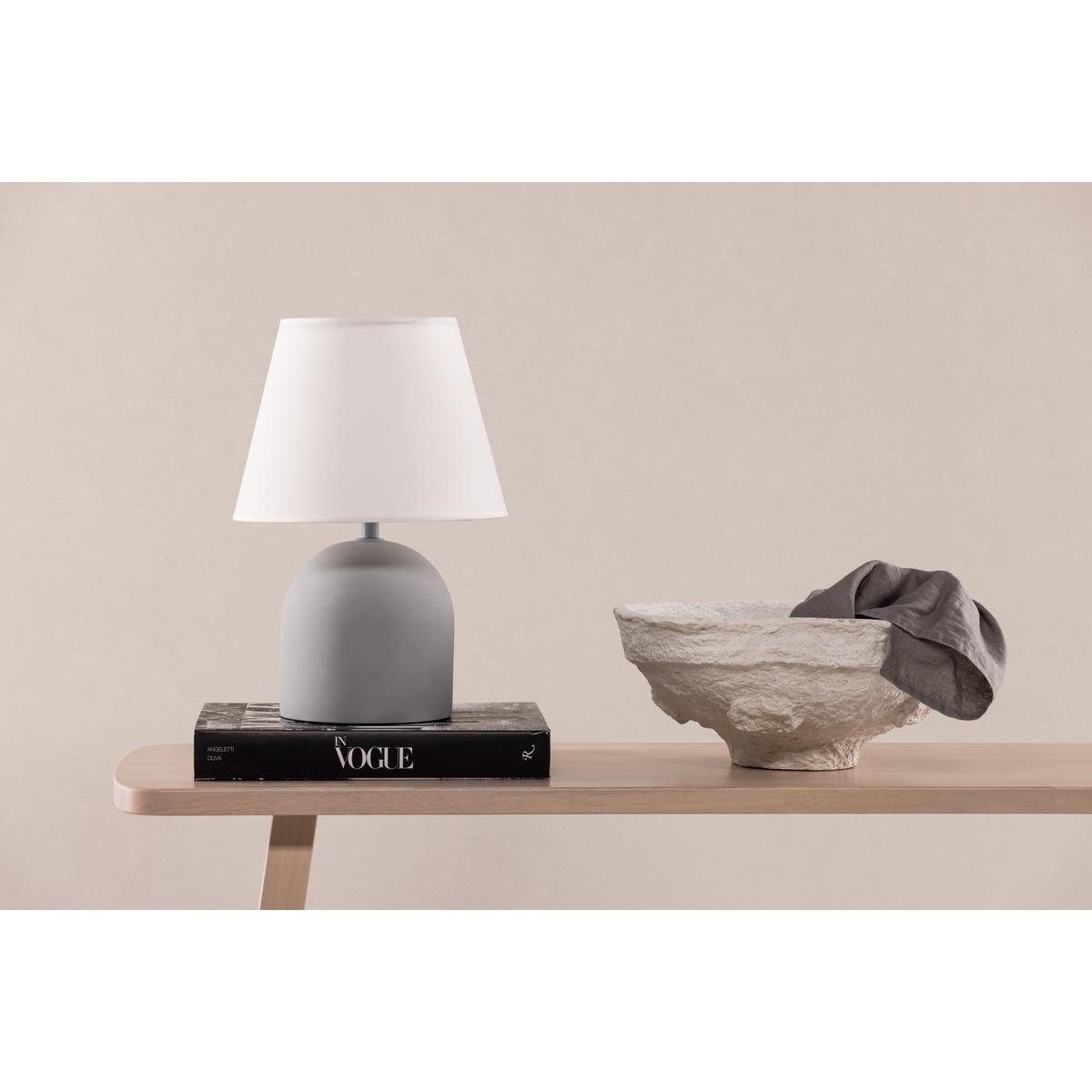 BOURGH Tisch-Tageslichtlampe STYRSÖ Lampe - Nachttischlampe 37cm - Zischlampe in modernem Design, weiss