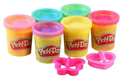Play-Doh Knete Play-Doh Glitzerknete mit Förmchen