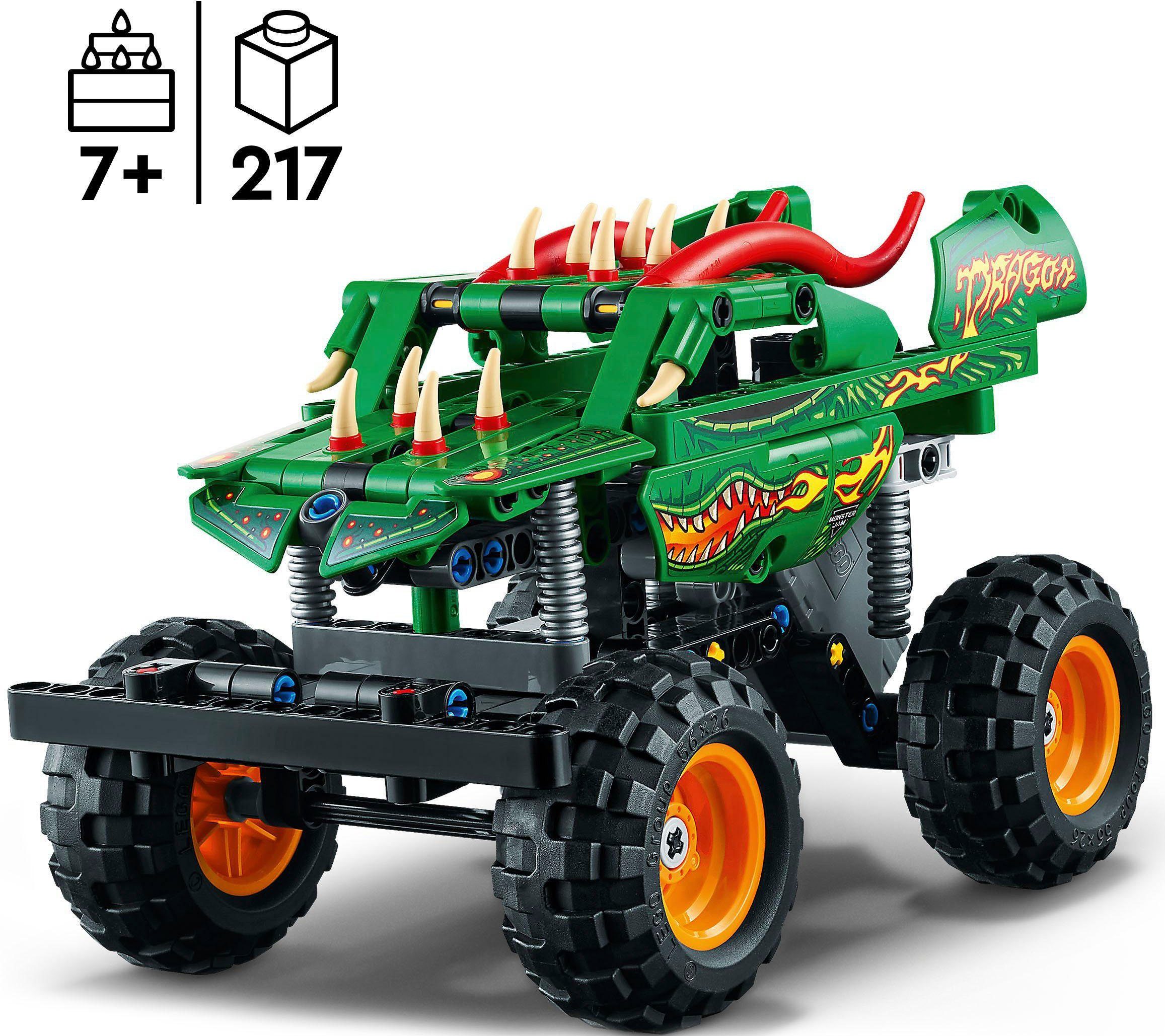 in LEGO® Jam™ Dragon™ St), Konstruktionsspielsteine (42149), Monster Europe Made (217 LEGO® Technic,