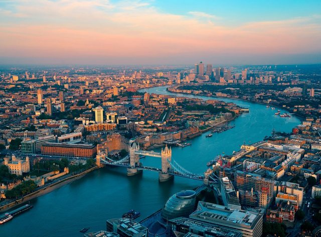 Papermoon Fototapete »London Skyline«, glatt-Otto