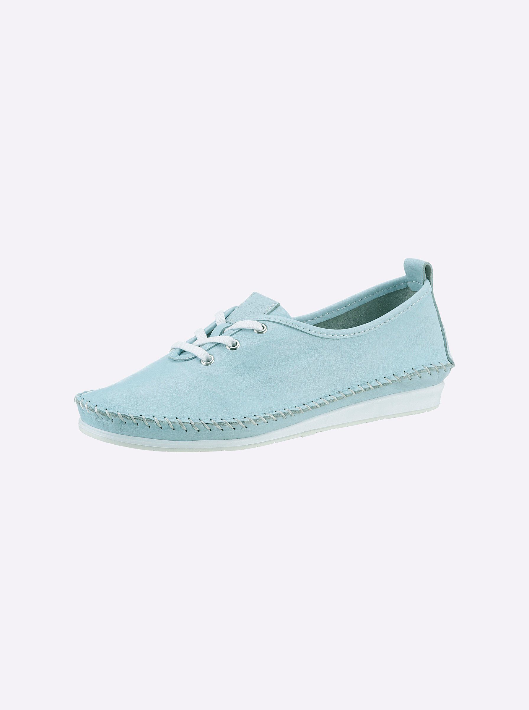 Andrea Conti Sneaker Flexible Laufsohle, Federleicht hellblau