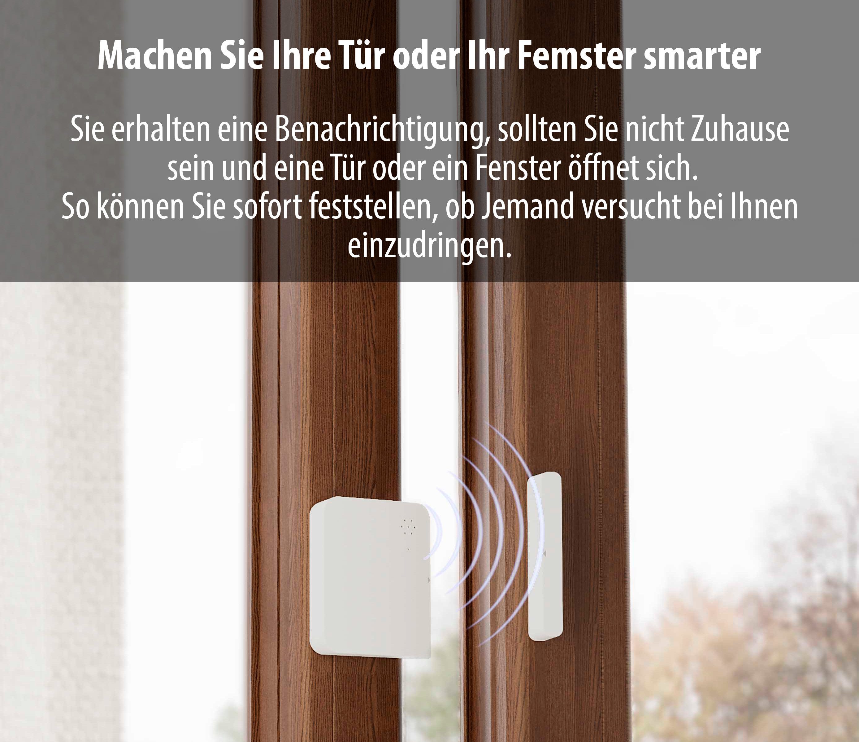 Northpoint Wifi Alarmsystem 2er-Set für Fenster & Türen TUYA Alarmanlage