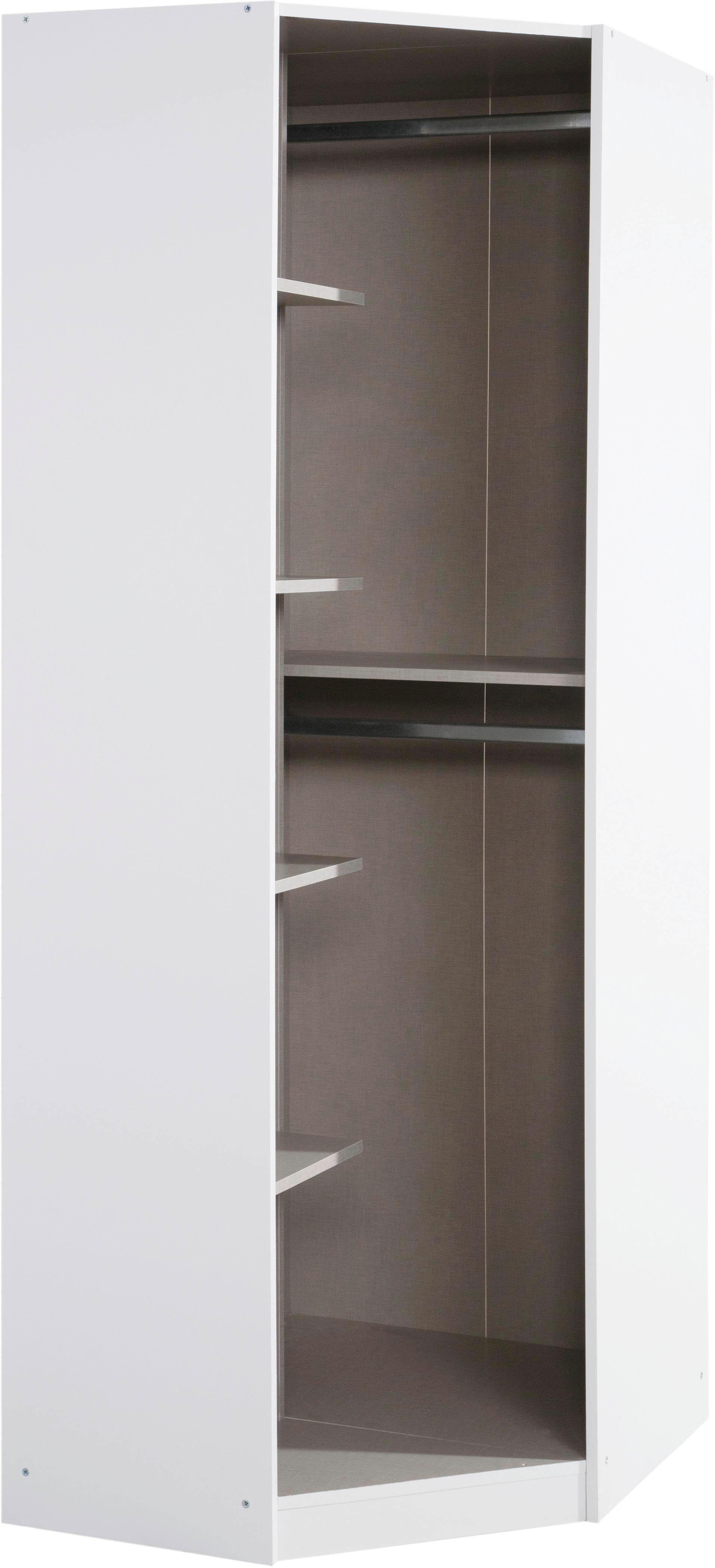 rauch Schlafzimmer-Set Kleiderschrank Schrank Garderobe Schlafzimmer Büroschrank BUCHHOLZ, (mit Schloss, Aufstellmaß 130x162 cm, Schränke variabel stellbar), (3-tlg) lange Türen abschließbar, mit Spiegel MADE IN GERMANY