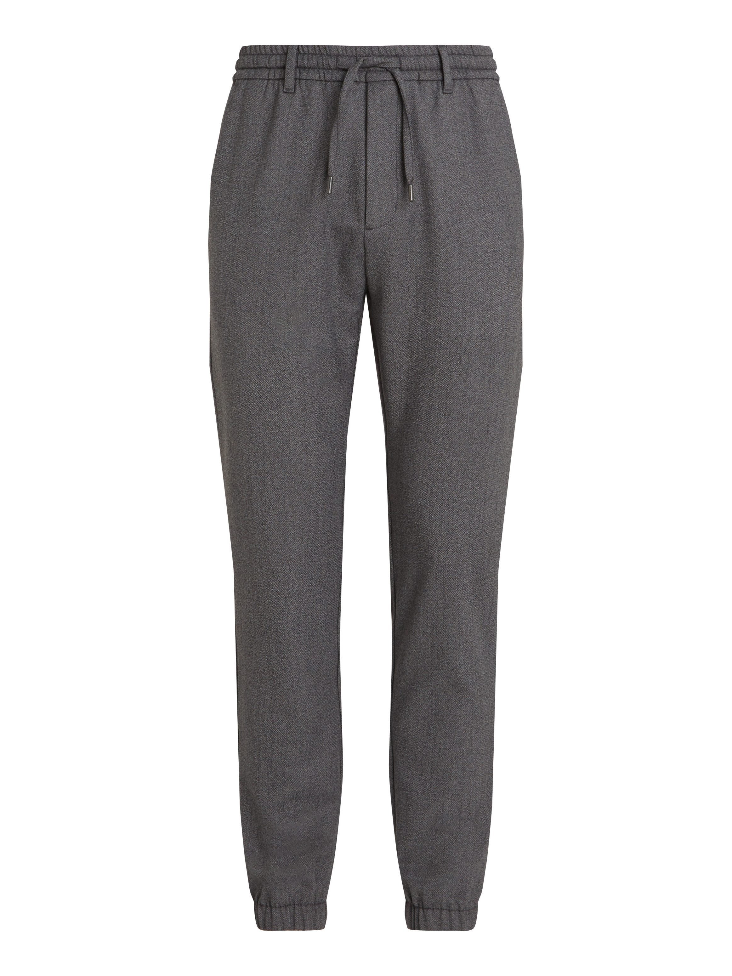 Calvin Klein Relaxhose WOOL-BLEND-STRETCH S&P JOGGER mit Kordelzug