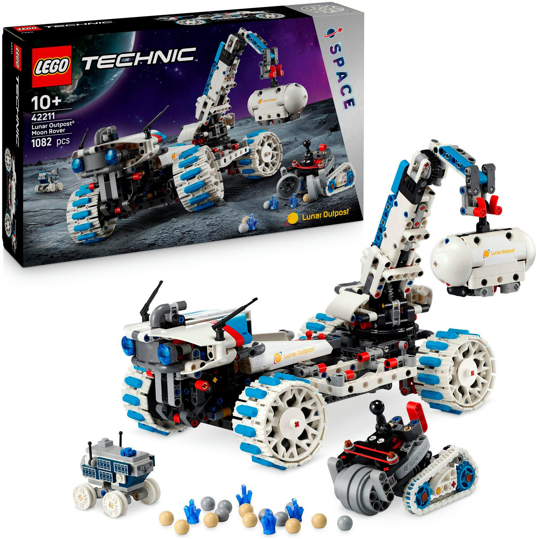 LEGO® Lunar Outpost Mondrover-Raumfahrzeug (42211), LEGO günstig online kaufen